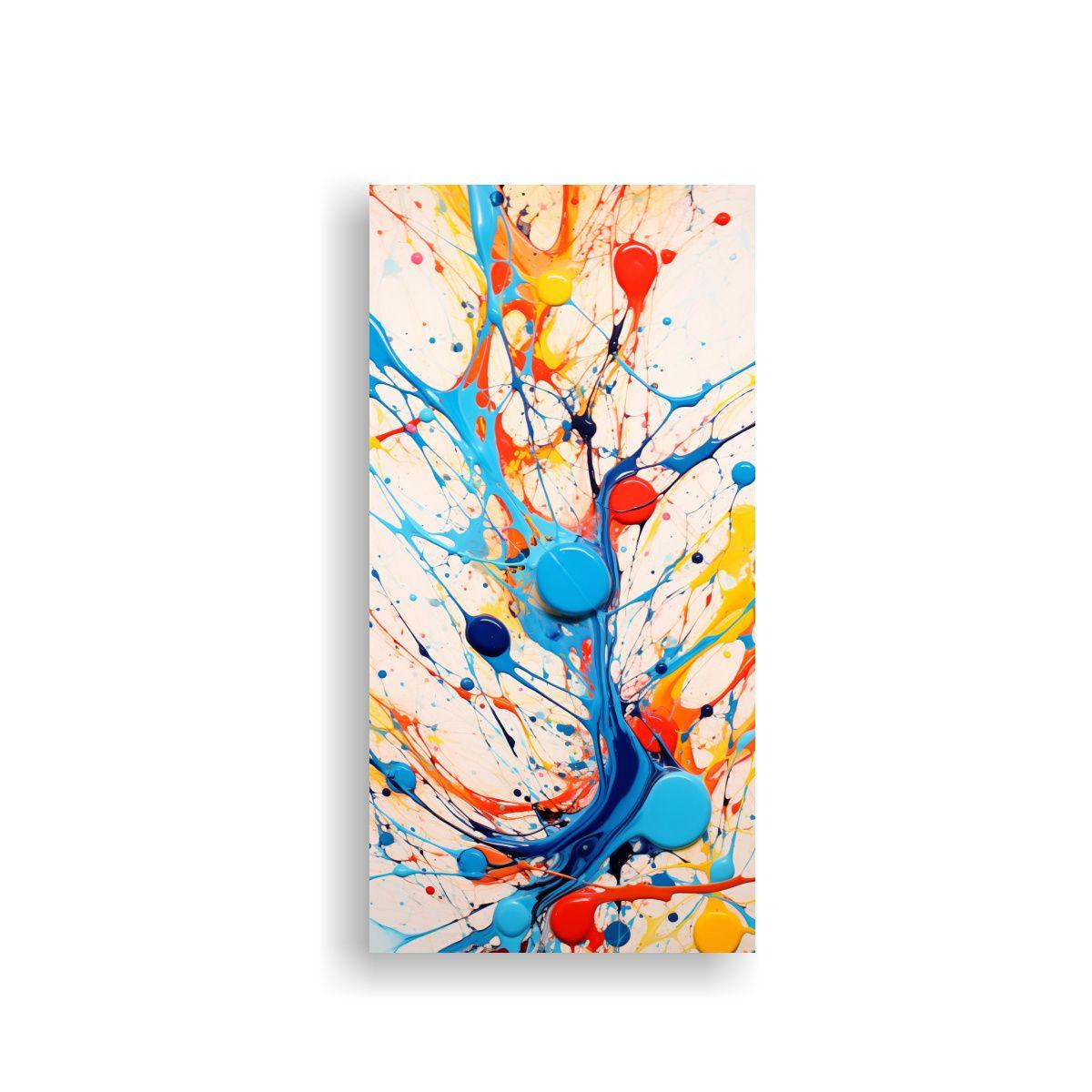 Arte De Pared Tela Sublimada Estilo Jackson 70x140cm-0
