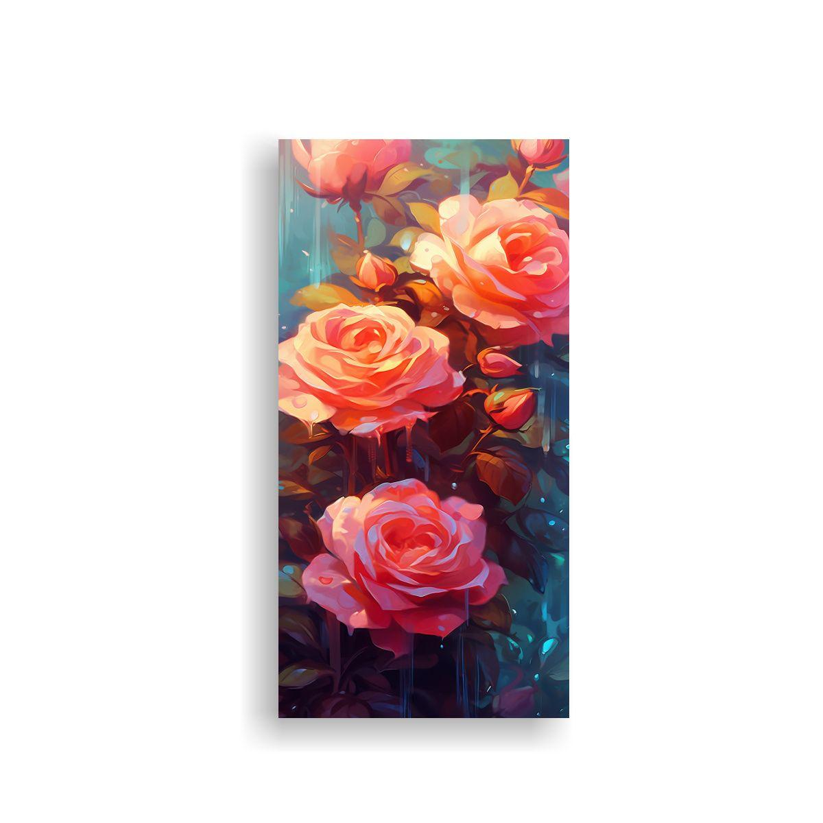 Cuadro Patron Intenso Creatividad: Pintura 20x40cm-0