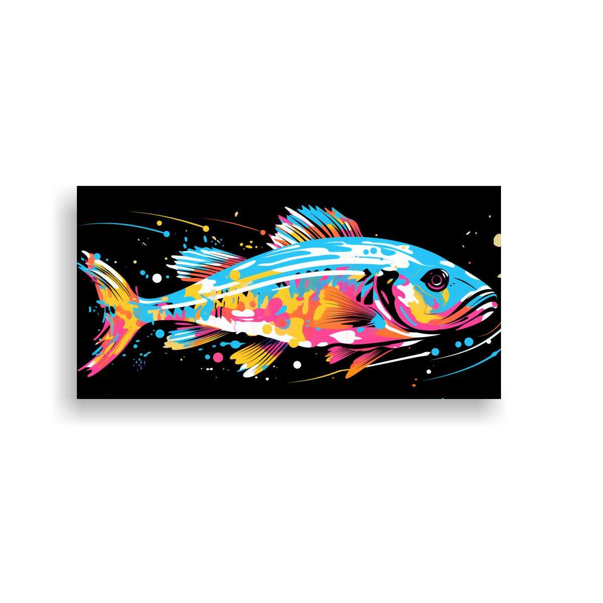 Pintura Decorativa De Acuarela De Cebra En Colores 100x50cm-0