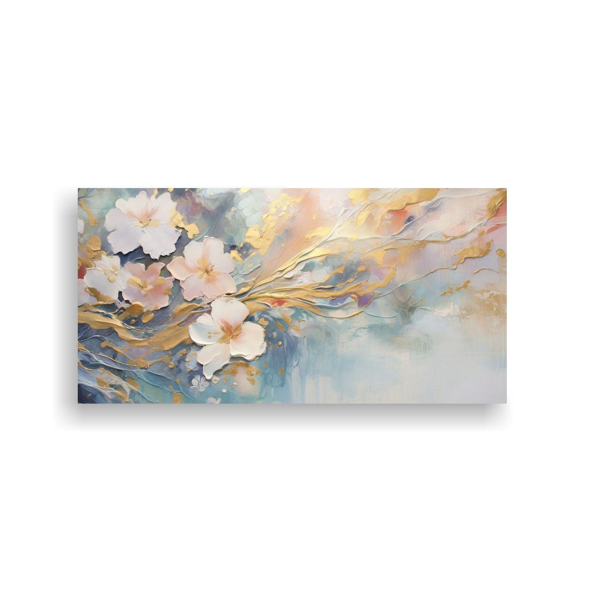 Pintura Acuarela Abstracta Minimalista Inspirada 60x30cm-0
