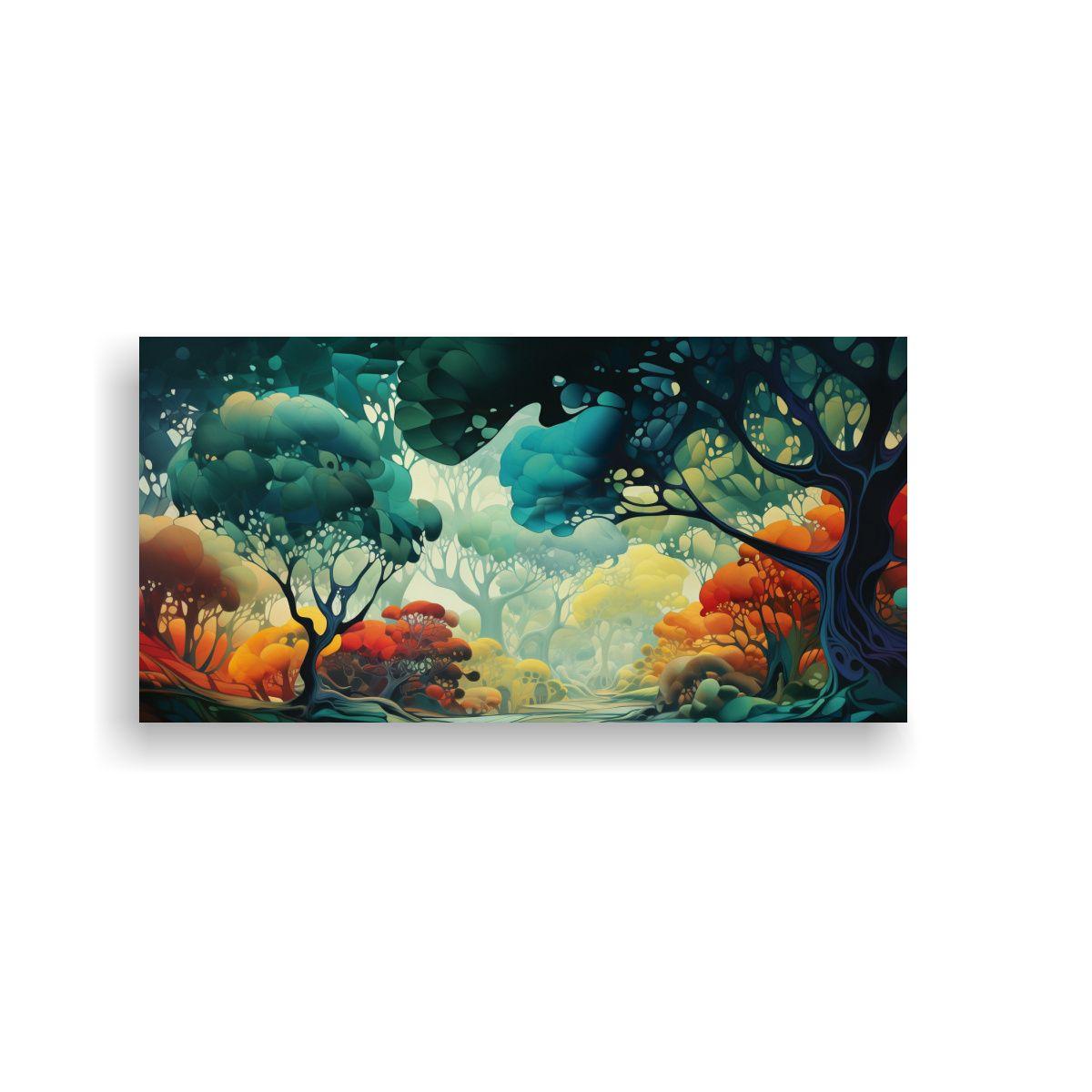 Pinturas Abstractas De árboles Para Decoración 120x60 Cm-0
