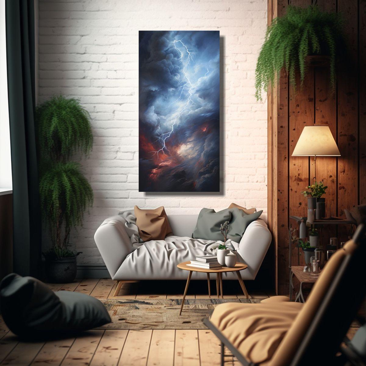 Pintura Decorativa De Lienzo, Interpretación 70x140cm-2