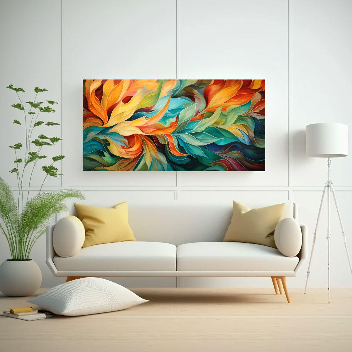 Cuadros Decorativos De Arte Abstracto Inspirados 40x20cm-2