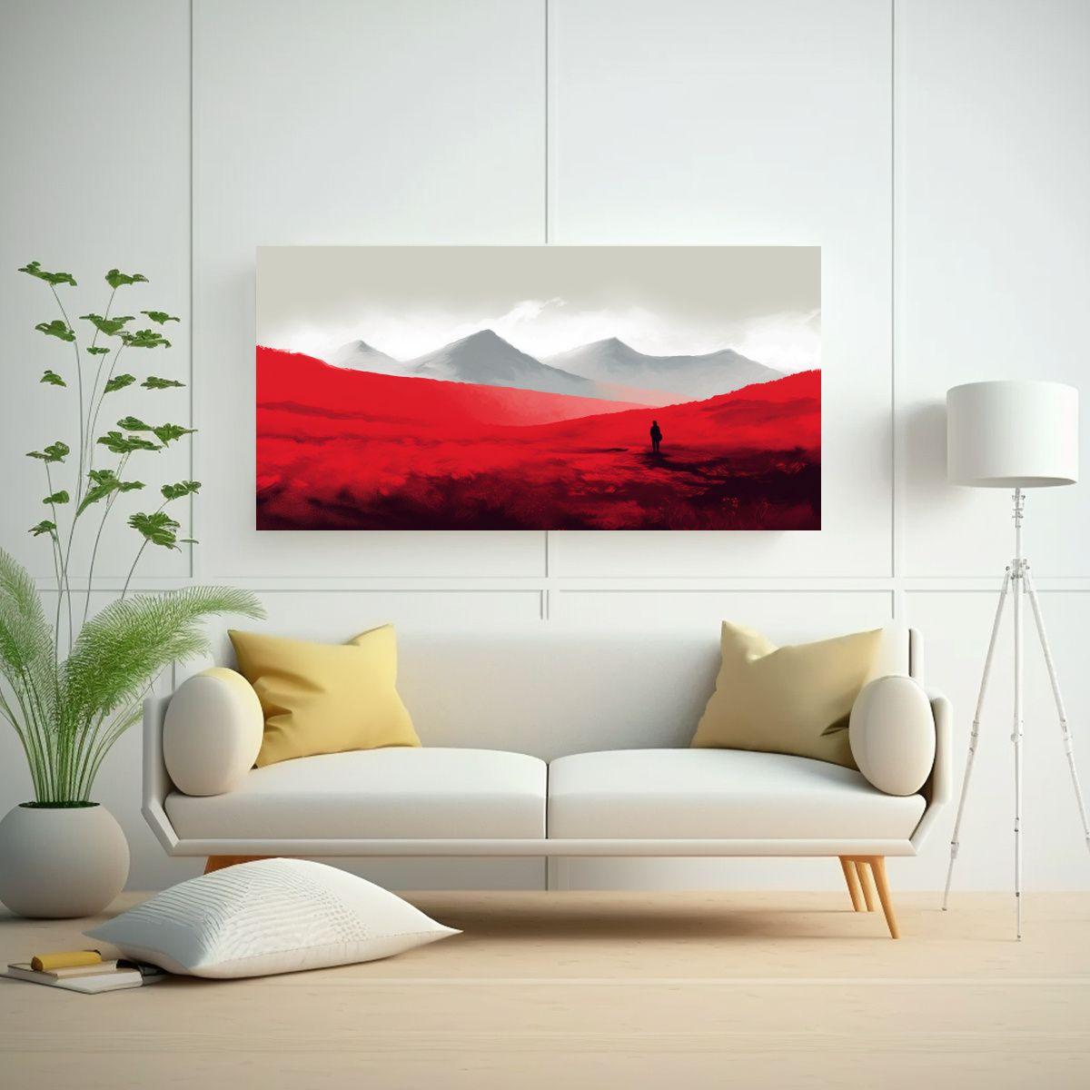 Pinturas Abstractas De Lienzo Con Efecto Visual 160x80cm-2