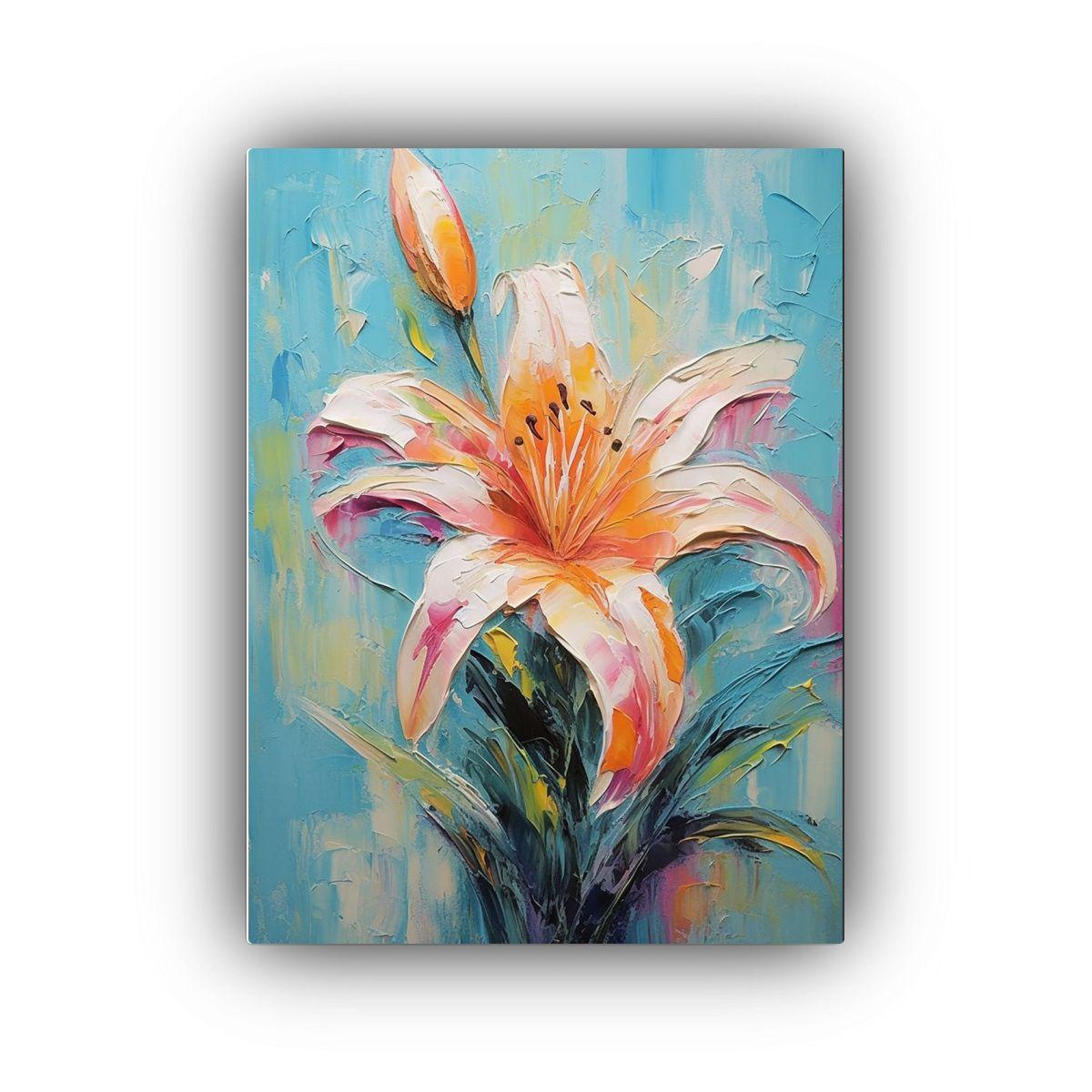 Arte De Pared Diseño Abstracto Magician Lily 20x30cm-0