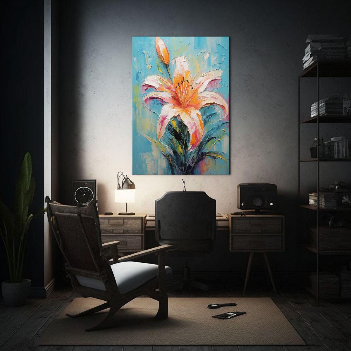 Arte De Pared Diseño Abstracto Magician Lily 20x30cm-2