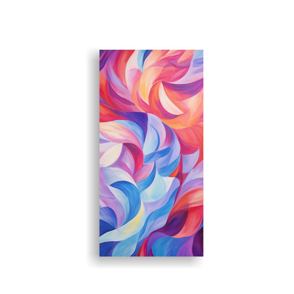 Cuadro Decorativo Vintage Con Patrones Abstractos 70x140cm-0