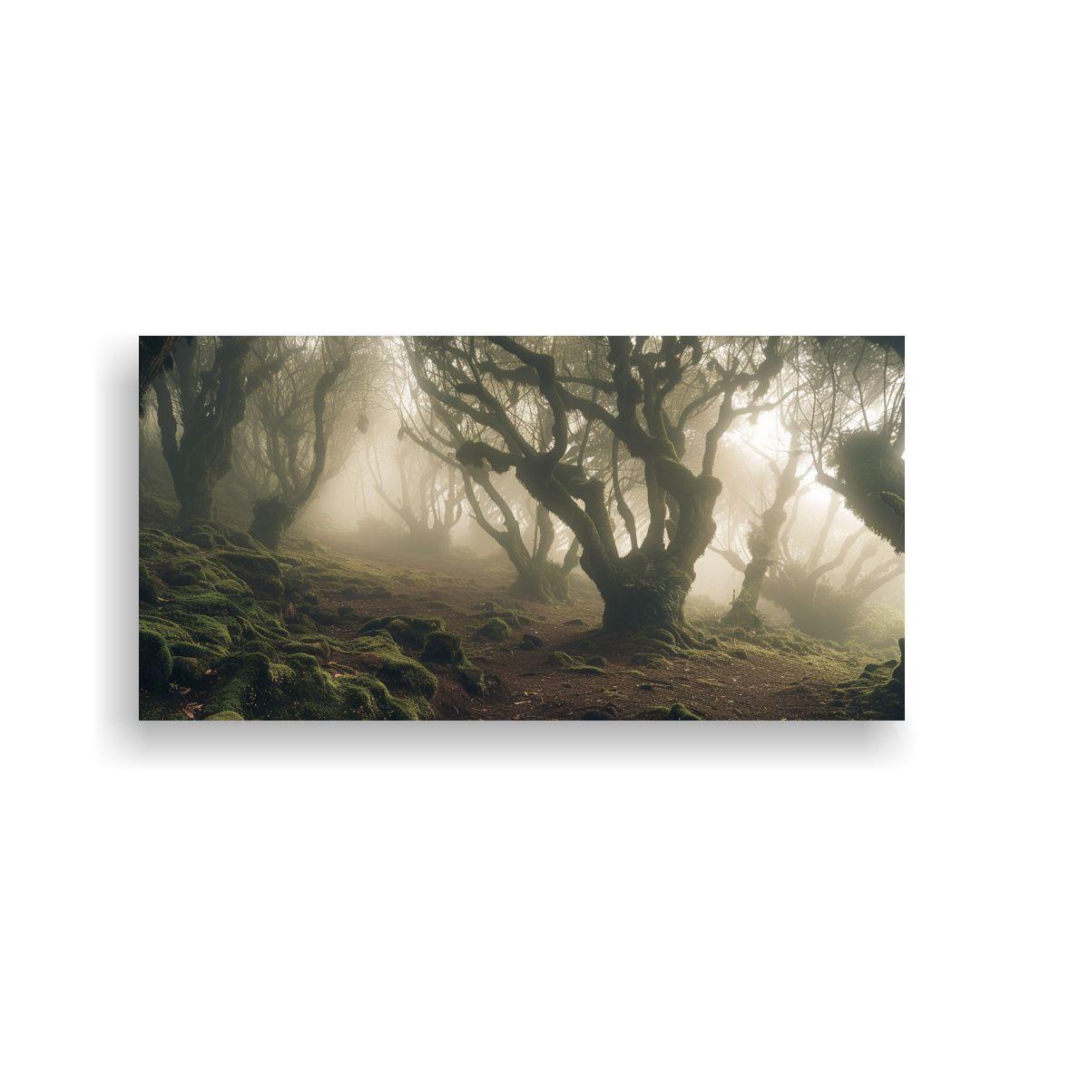 Pintura Decorativa De Bosque De Fanal En 120x60cm-0