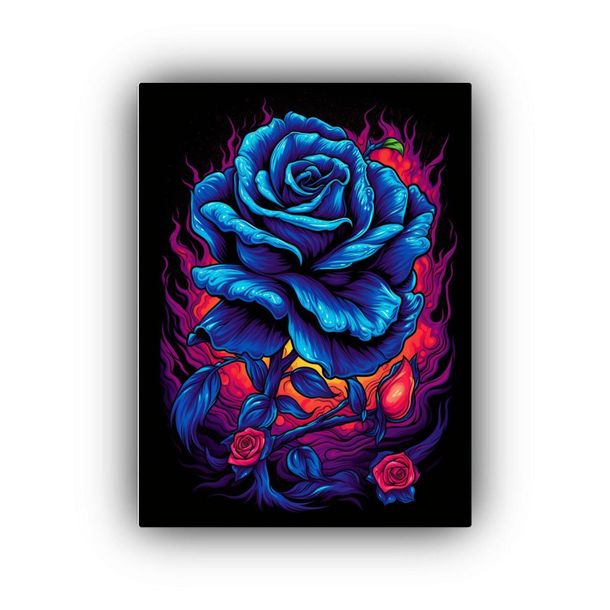 Arte Vanguardia Resistente Diseño Logo Estilo Psicodélico  50x65cm-0