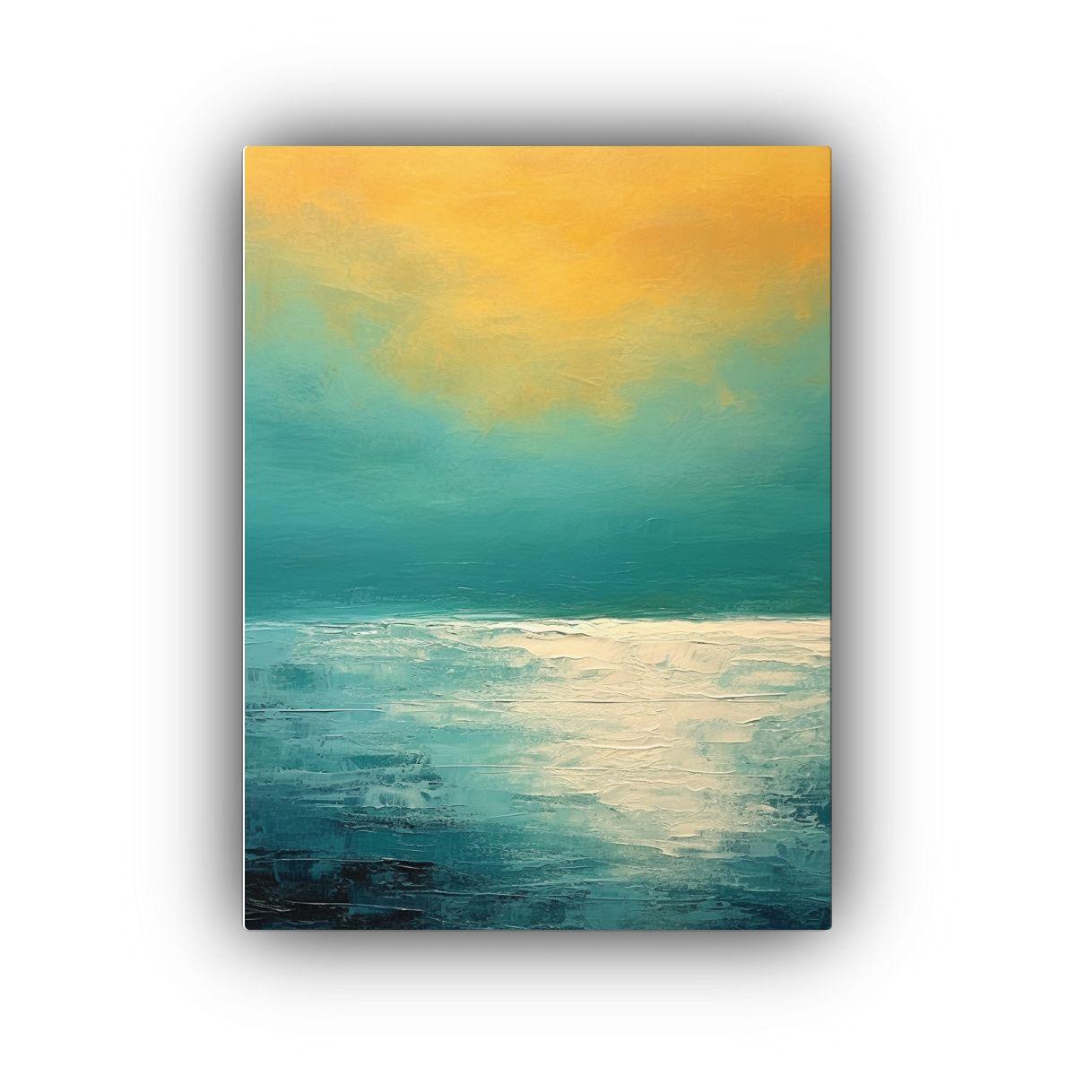 Pintura Abstracta Minimalista De Un Apacible 80x120cm-0