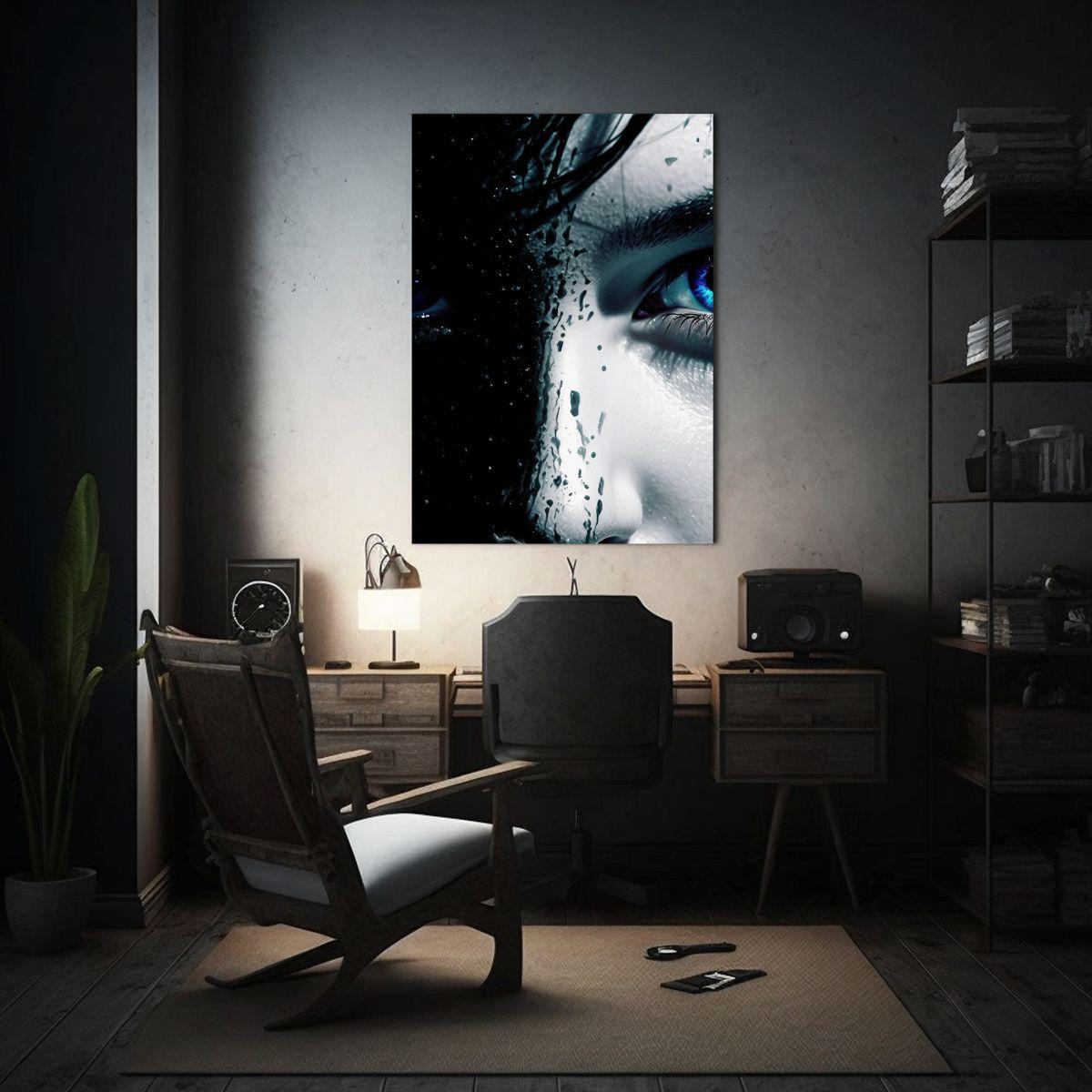 Pinturas Decorativas Canva Creativa Figuras De Aeon Flux Con 30x40cm-2