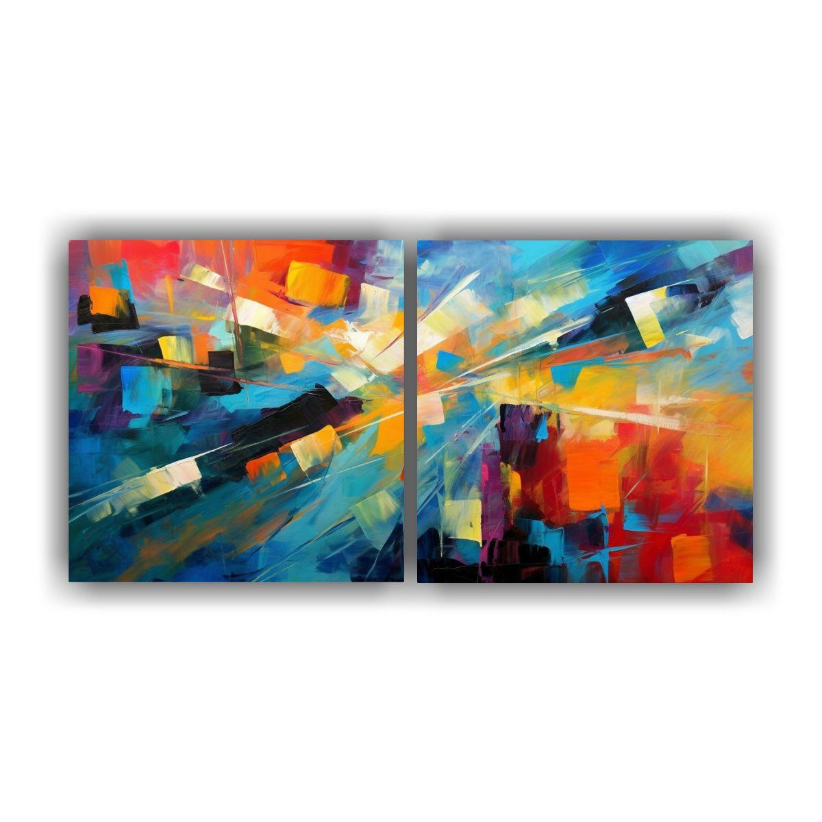 Composiciones Vintage De Vida En Estilo Abstracto 60x30 Cm-0