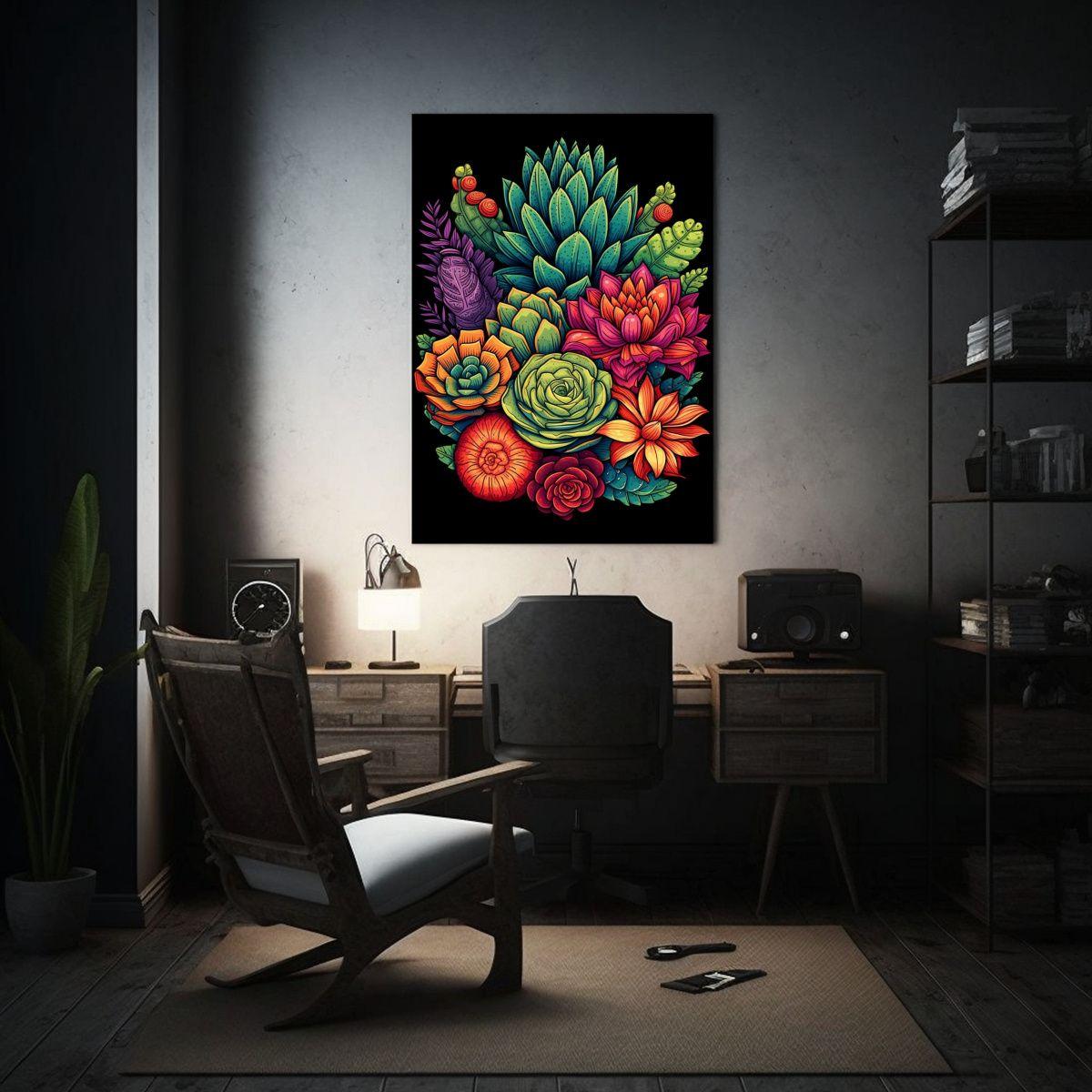 1 De Colorear Majestuosas Suculentas Y Cactus Con 20x30 Cm-2