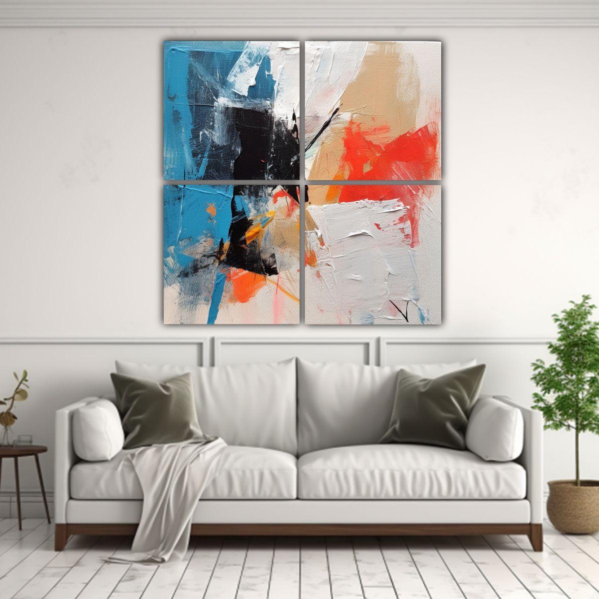 Cuadro Inspiración Creatividad Pintura 60x60 Cm-2
