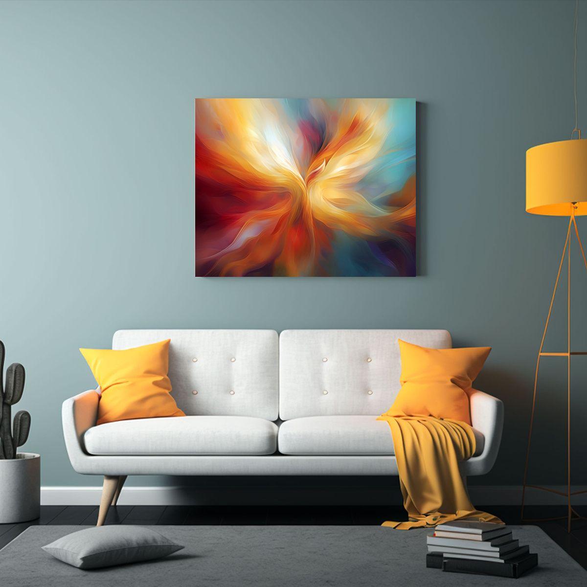 Pinturas Decorativas Abstractas Con Iluminación Soñadora Y 45x30cm-2