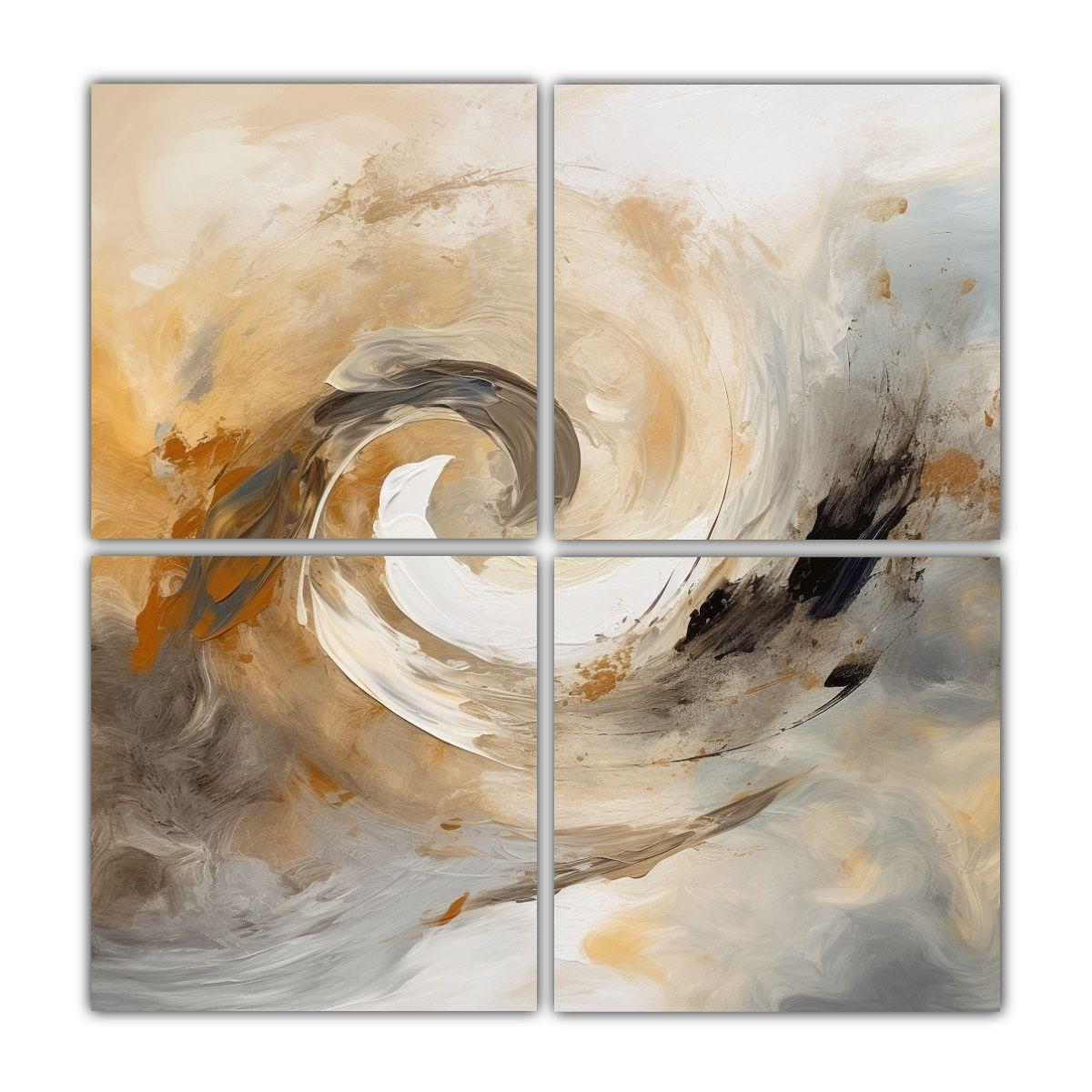 Cuadros Inspiradores De Efecto Visual En Colores 200x200 Cm-0