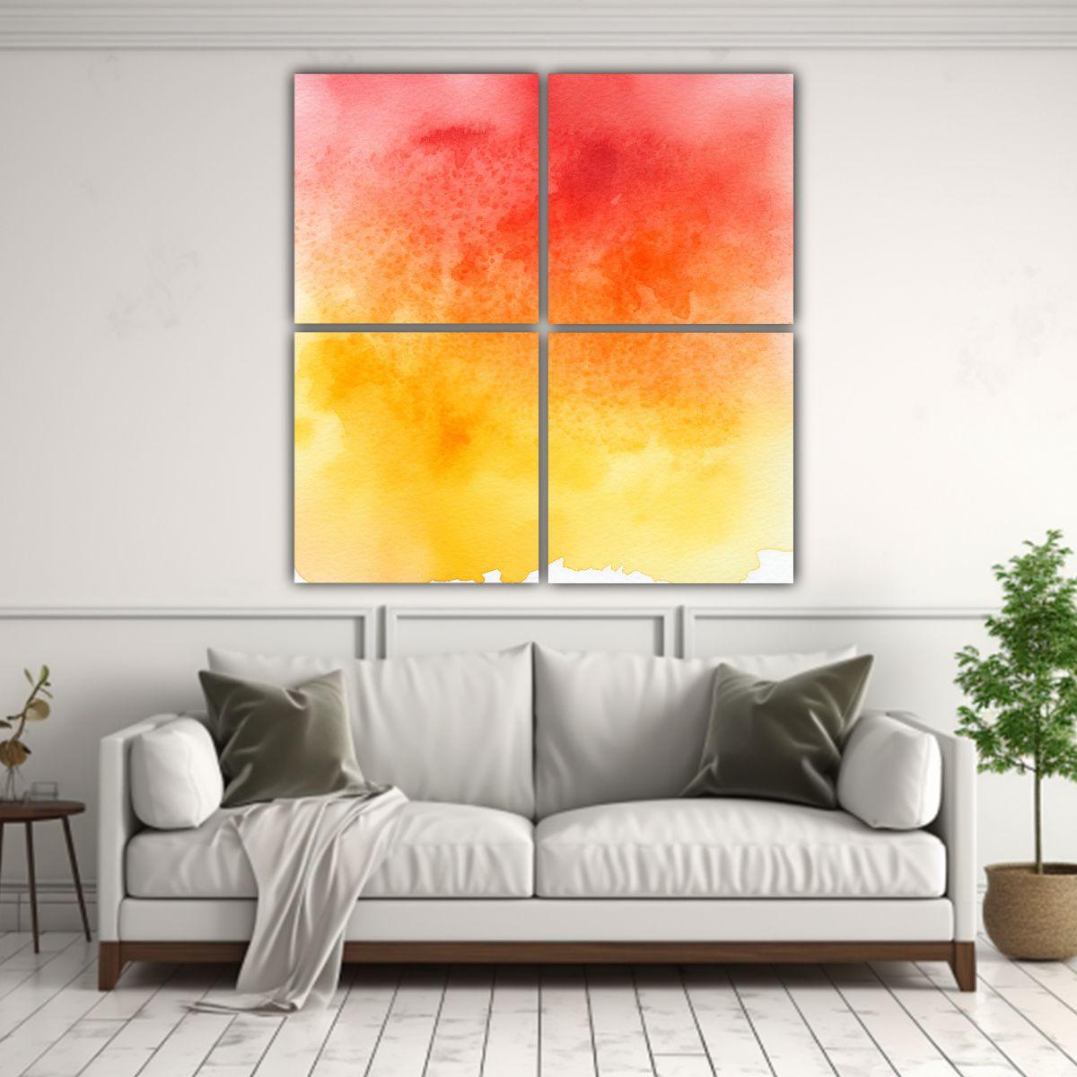 Cuatro Cuadros Decorativos De Composición 160x160 Cm-2