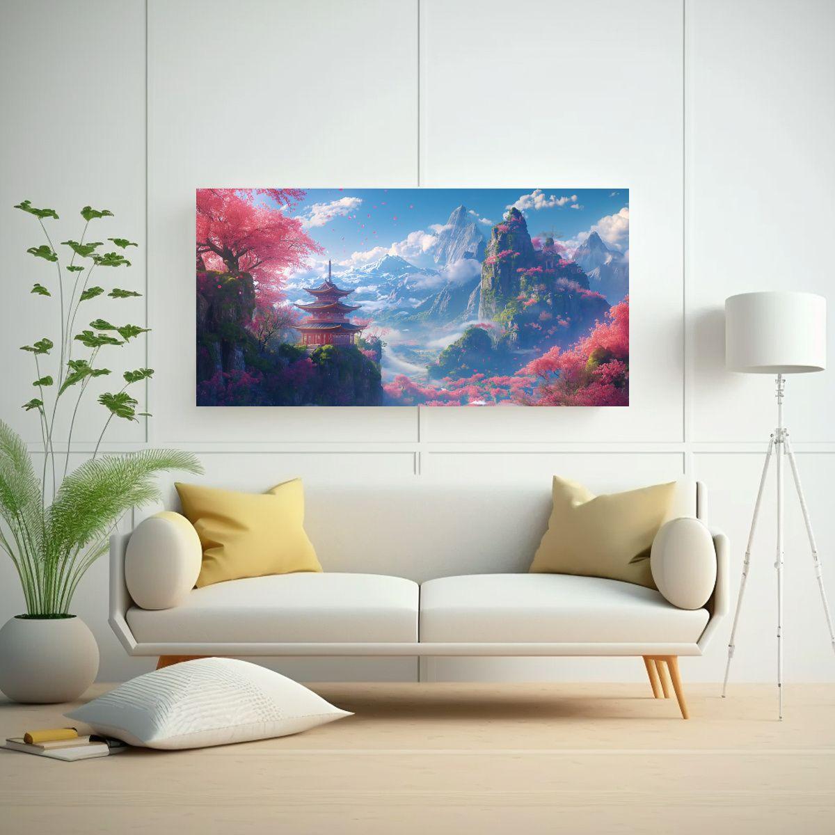 Pinturas Armoniosas Para Paisajes Serenos 140x70cm-2