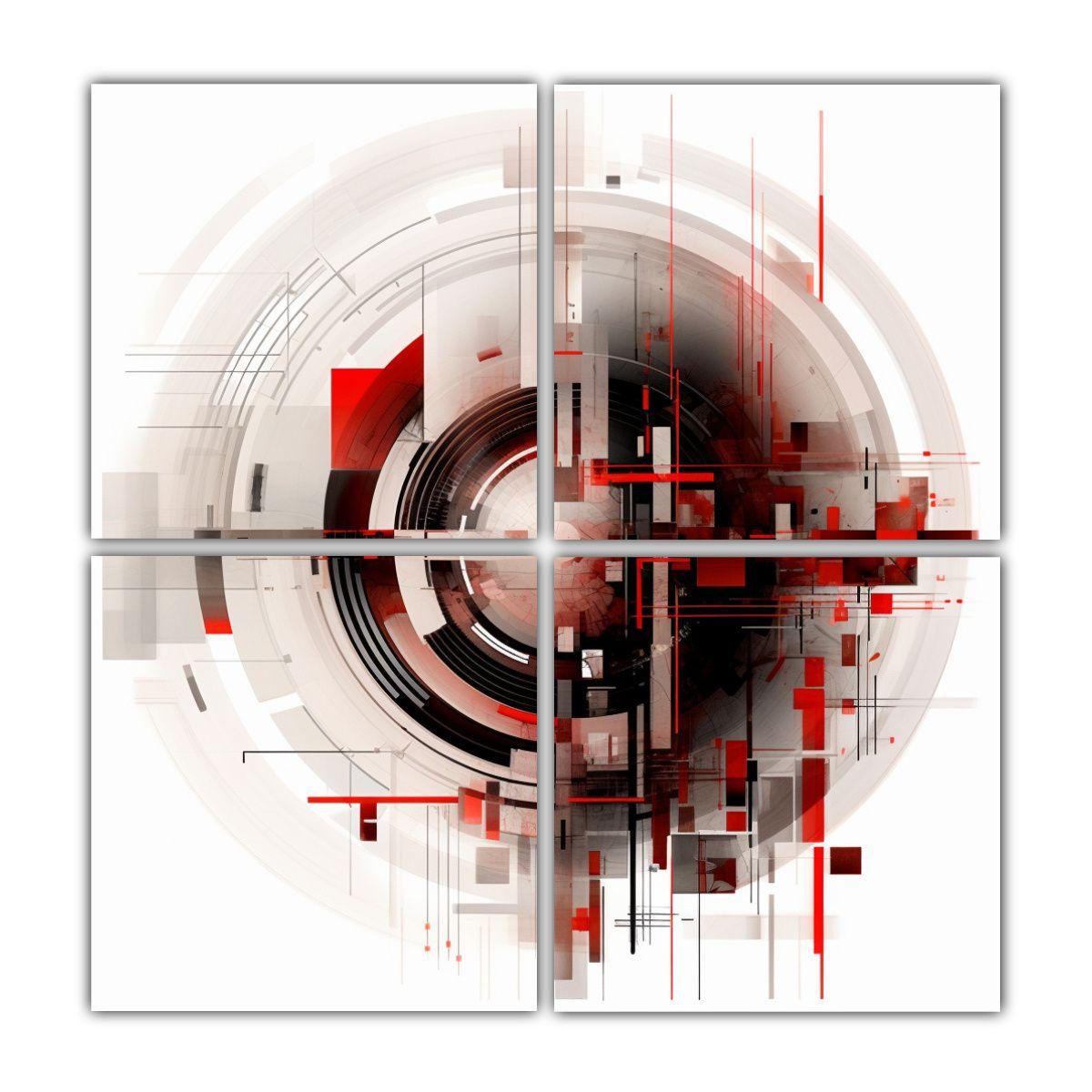 Pinturas Decorativas De Arte Abstracto 100x100 Cm-0
