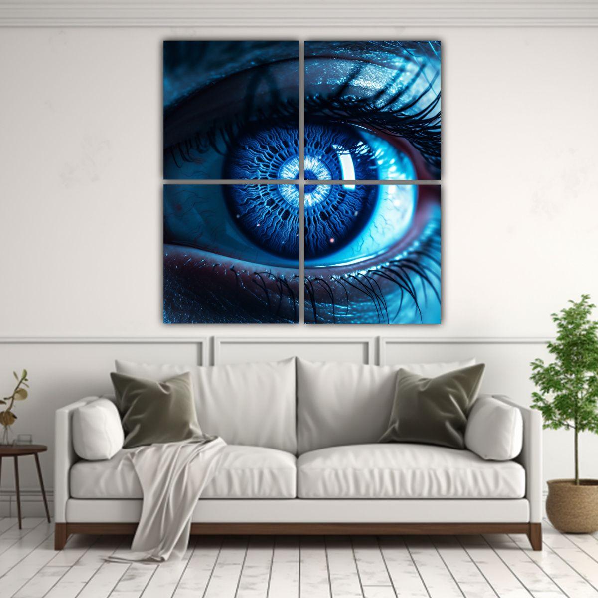 Cuadros Inspiración Fantasía Para Ojos 100x100 Cm-2