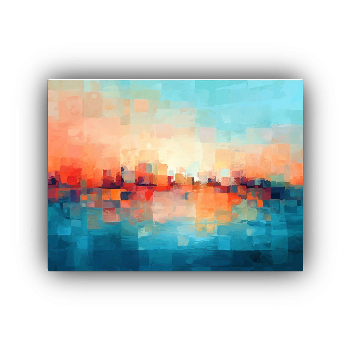 Cuadro Horizontal: Alegría En Lienzo Texturizado 120x80cm-0