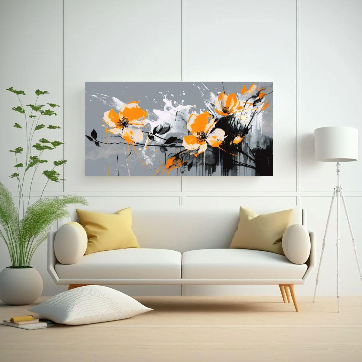 Pintura Decorativa Estilo Medio Pincel En 80x40 Cm-2