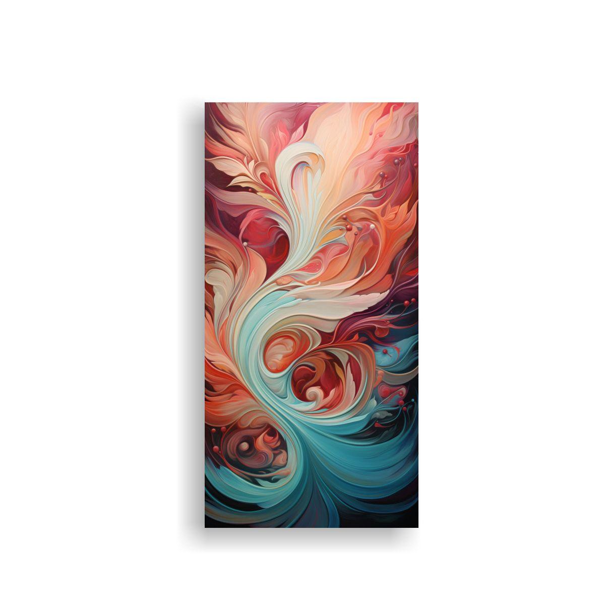 Cuadro Patron Intenso Armonía De Colores 70x140cm-0