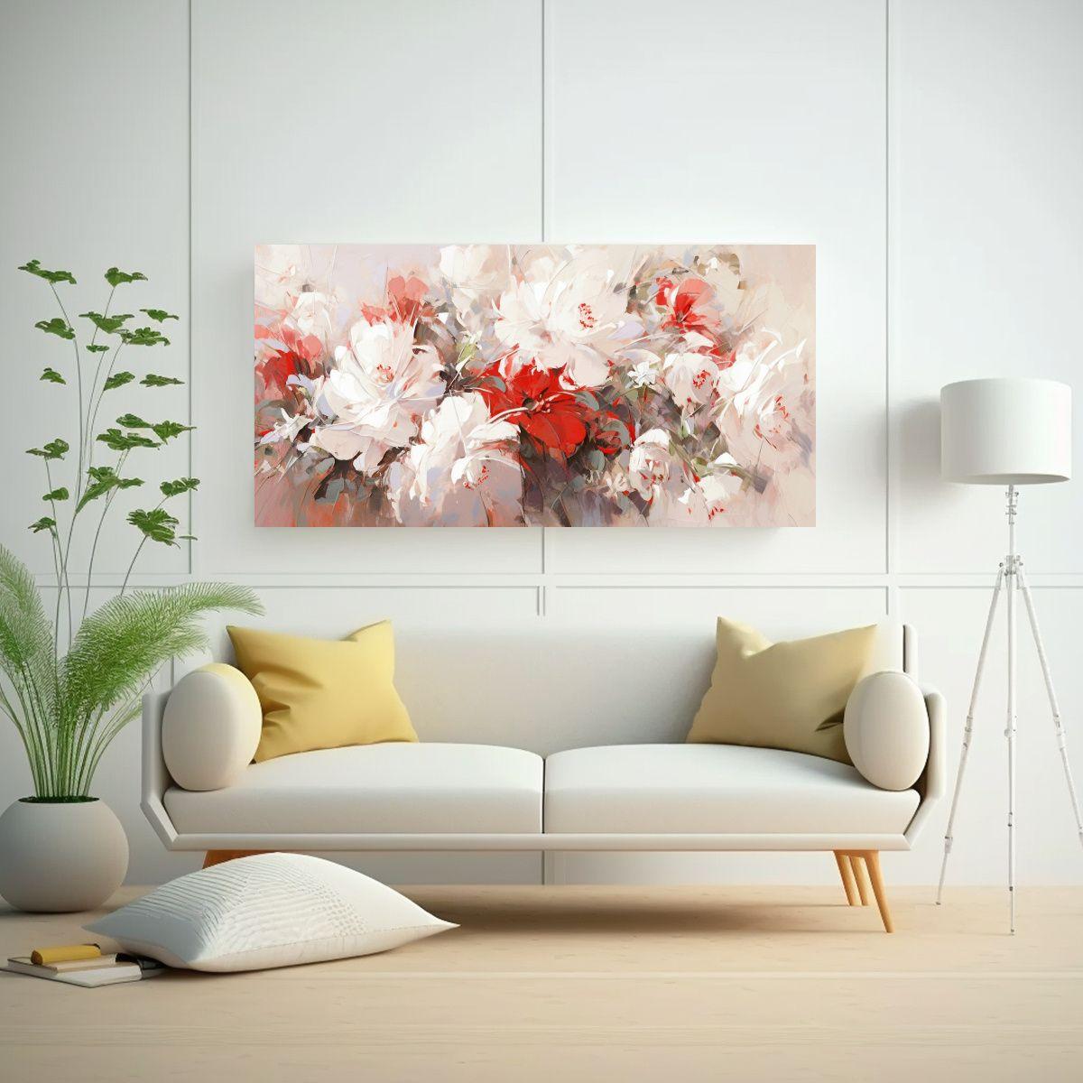1 Cuadro Fotografía Personalidad A White AND Red 120x60 Cm-2