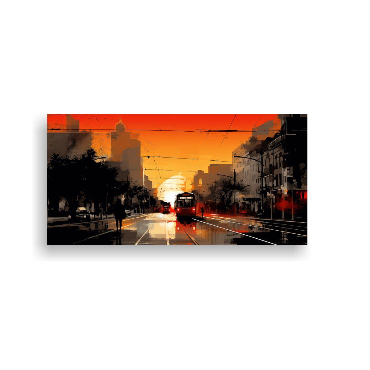 Pinturas De Decoración En Rojo Y Naranja Para Coc 40x20cm-0