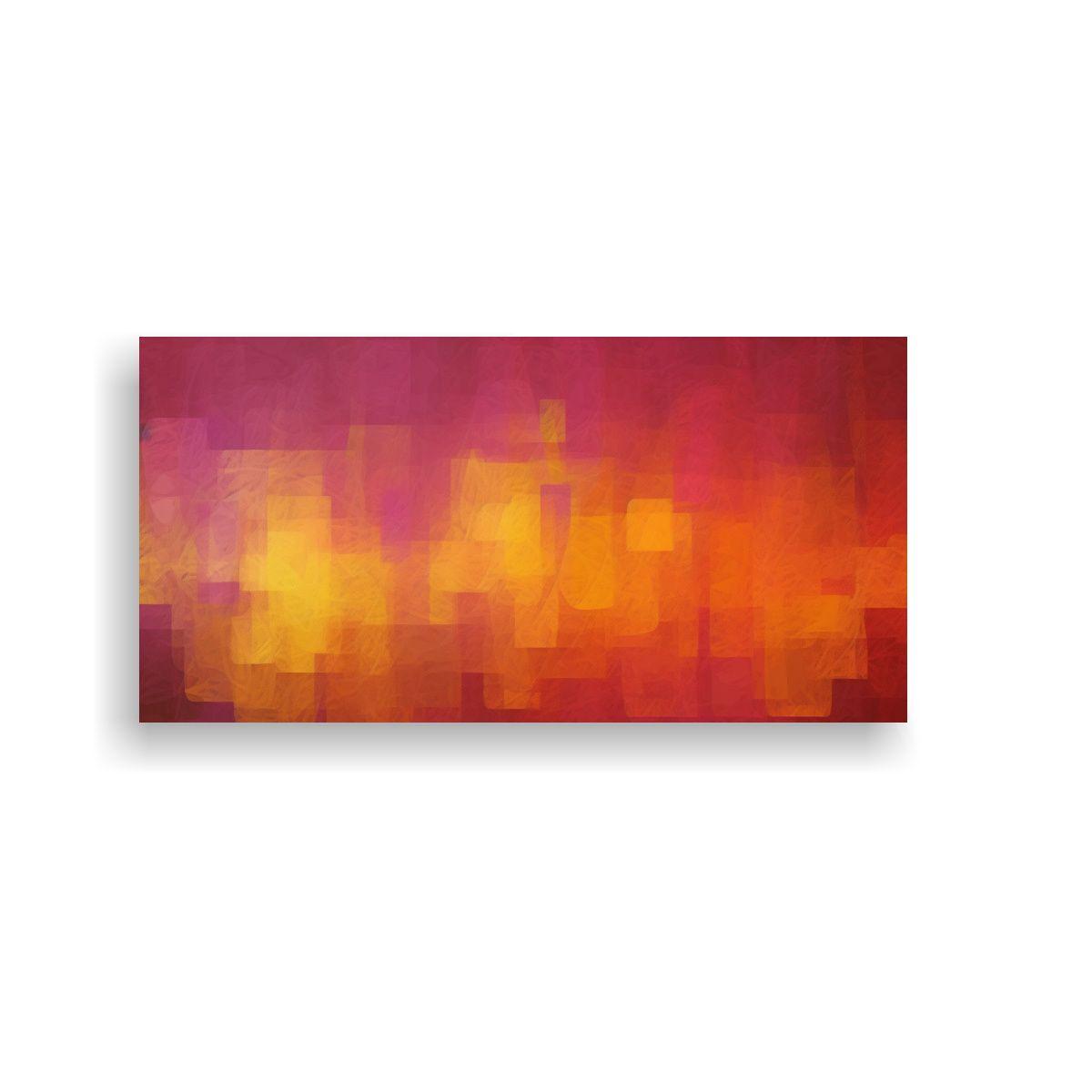 Cuadro Moderno Vida Abstracto Colorido Patrón 140x70cm-0