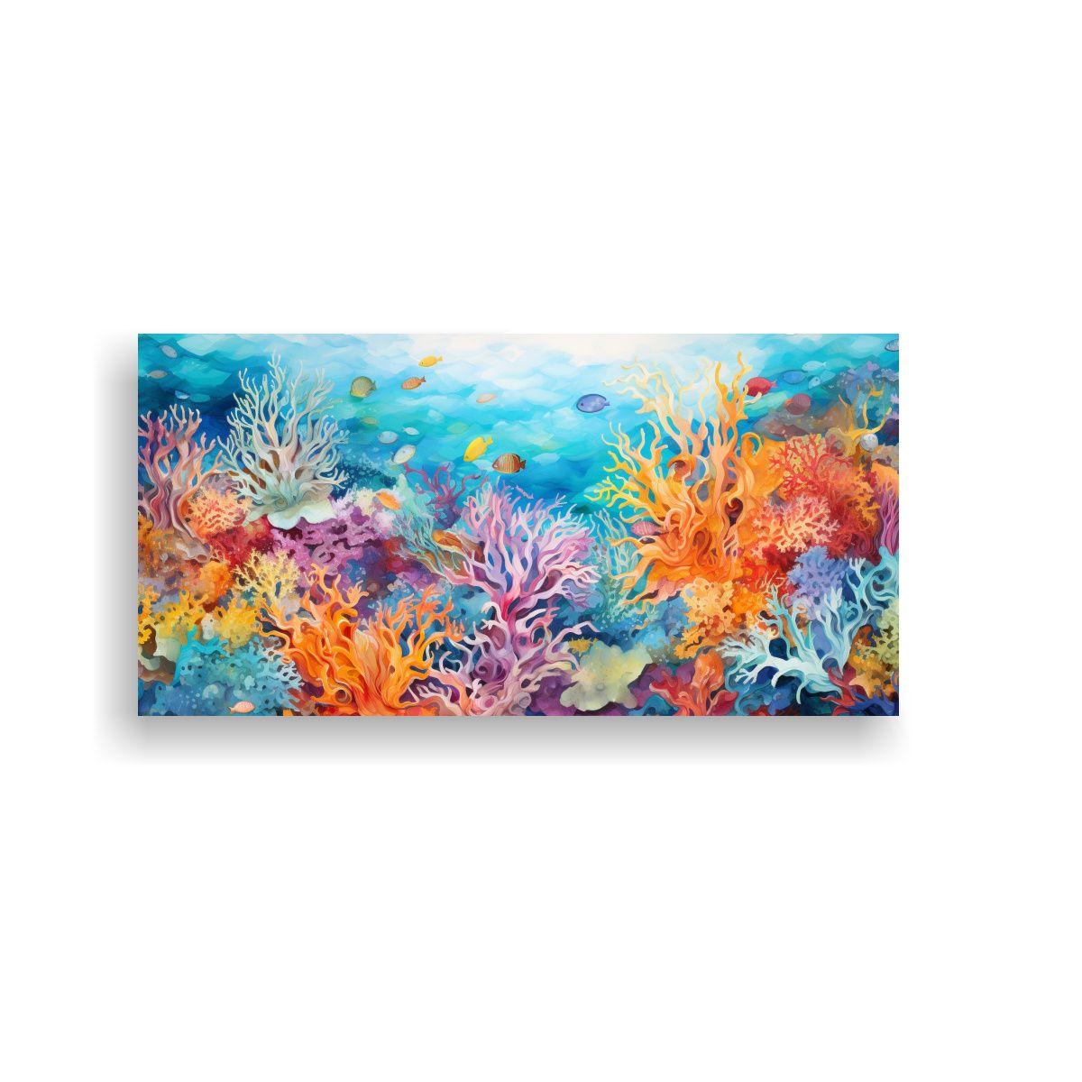 Pinturas Decorativas Inspiradas En El Coral 140x70cm-0