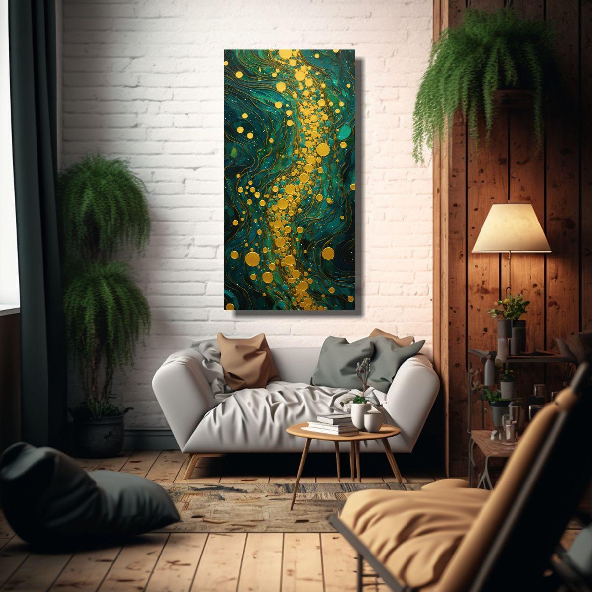 Cuadro Lienzo Colores Expresividad, Estilo 50x100cm-2