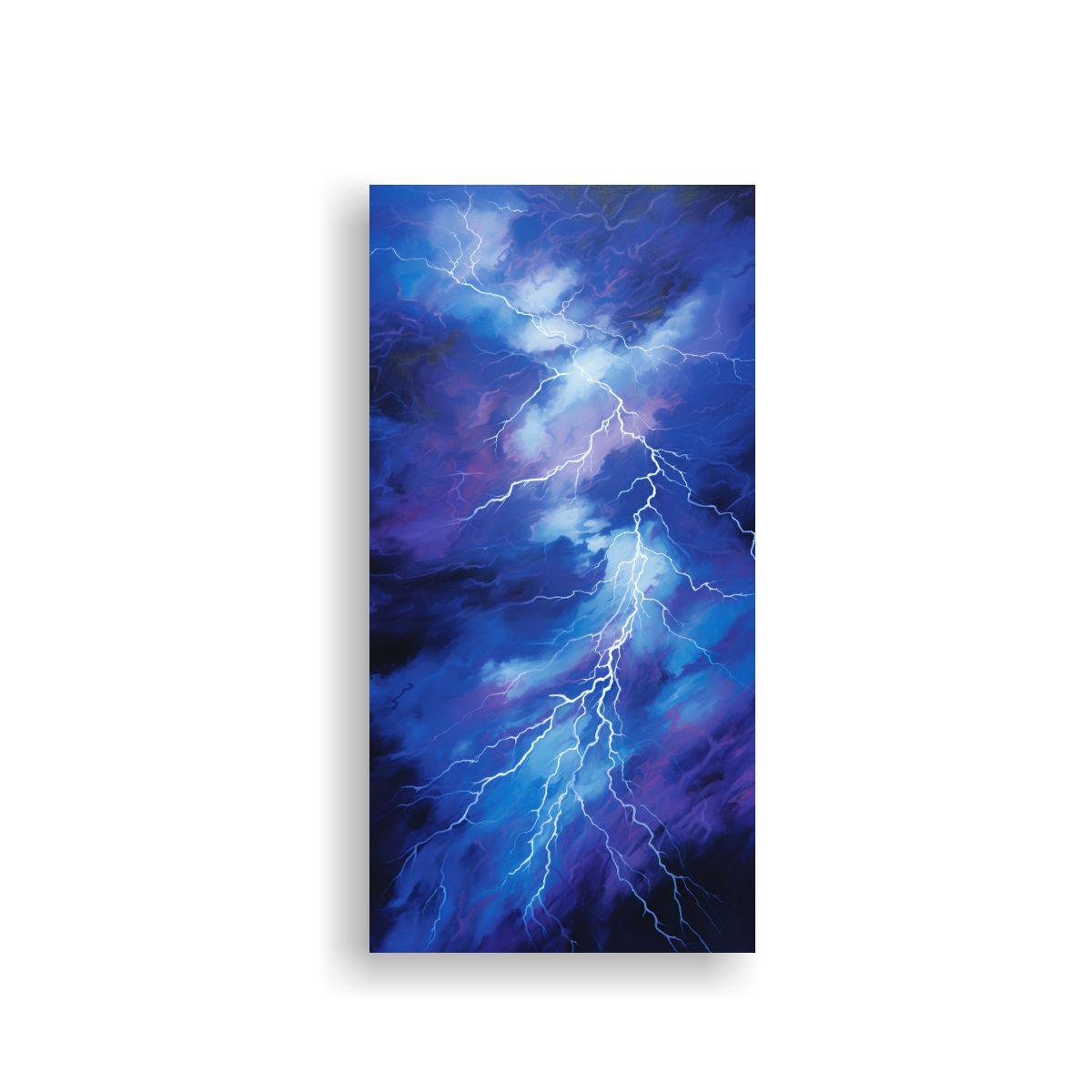 Cuadro Vertical Interpretación Abstracta De La 60x120cm-0
