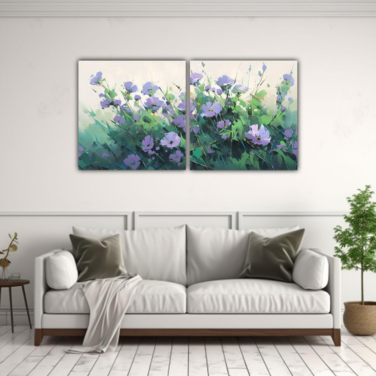 Cuadros Conceptuales De Interiores En Colores 120x60 Cm-2