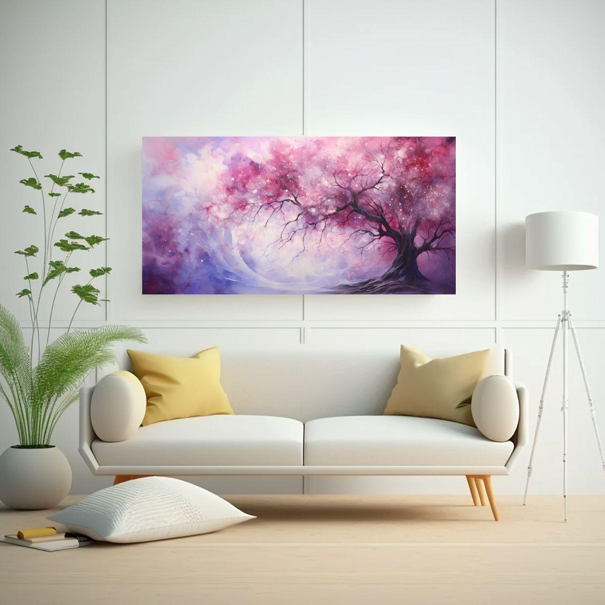 Cuadro Fotografía Equilibrio Visual Árbol Bosque 120x60cm-2
