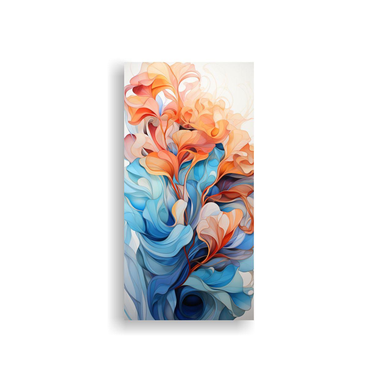 Arte Espectacular Dormitorio: Abstracto Vibrante 20x40cm-0