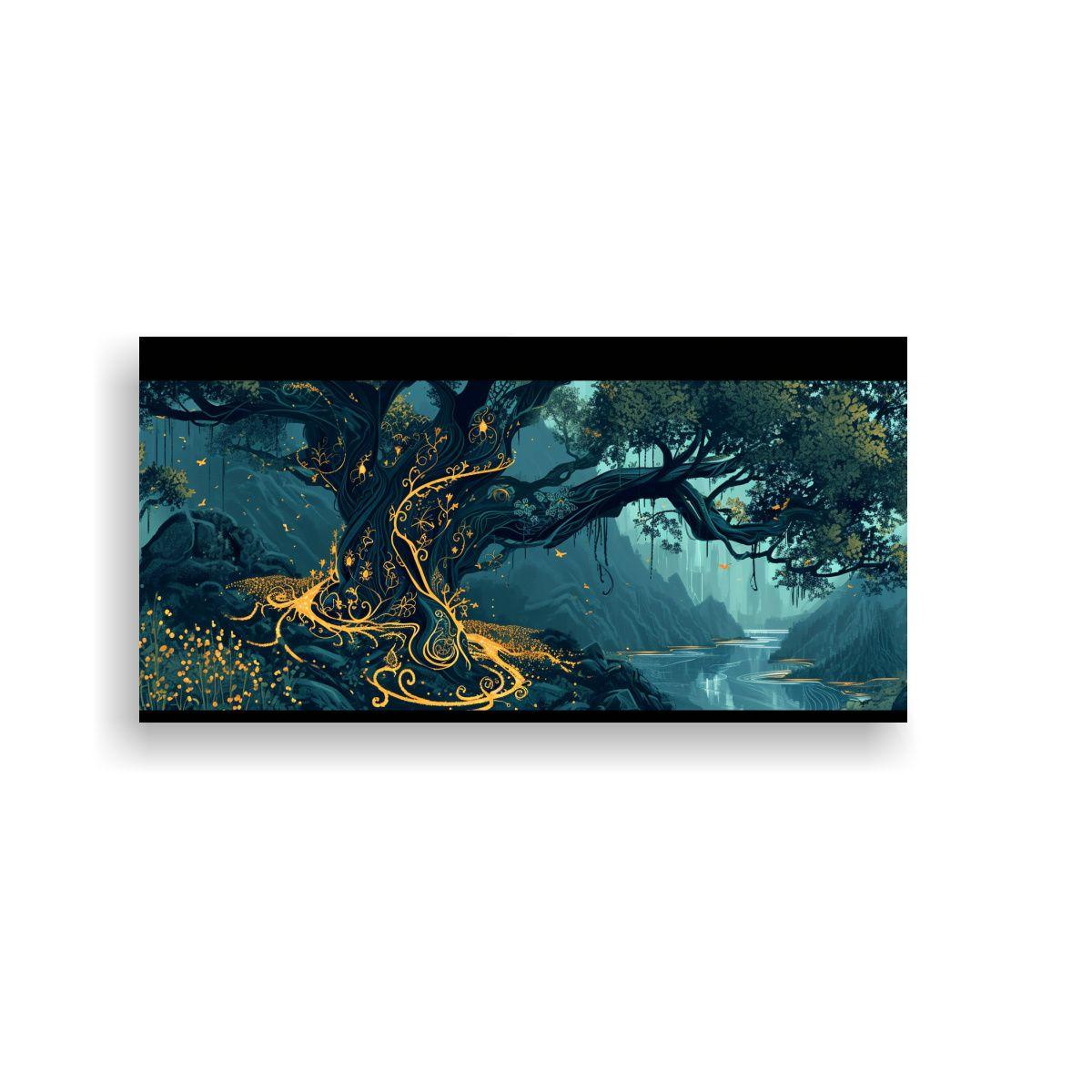 Pintura Conceptual Para Decoración De Pared 40x20cm-0