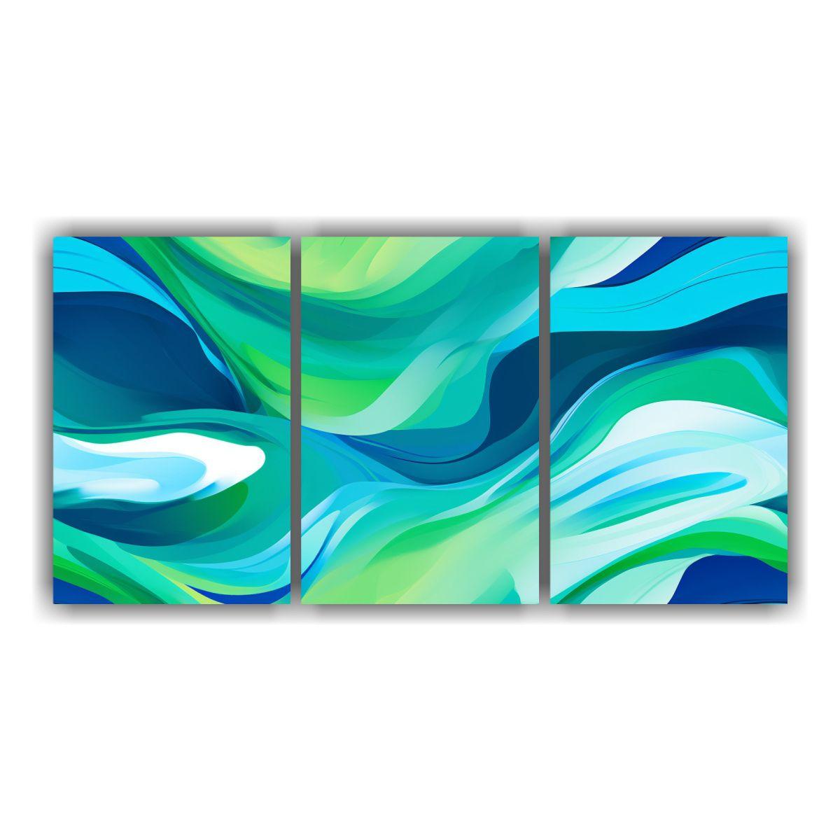 Cuadro Arte Cuadro Relieve Decorativo Con Colores 60x30 Cm-0