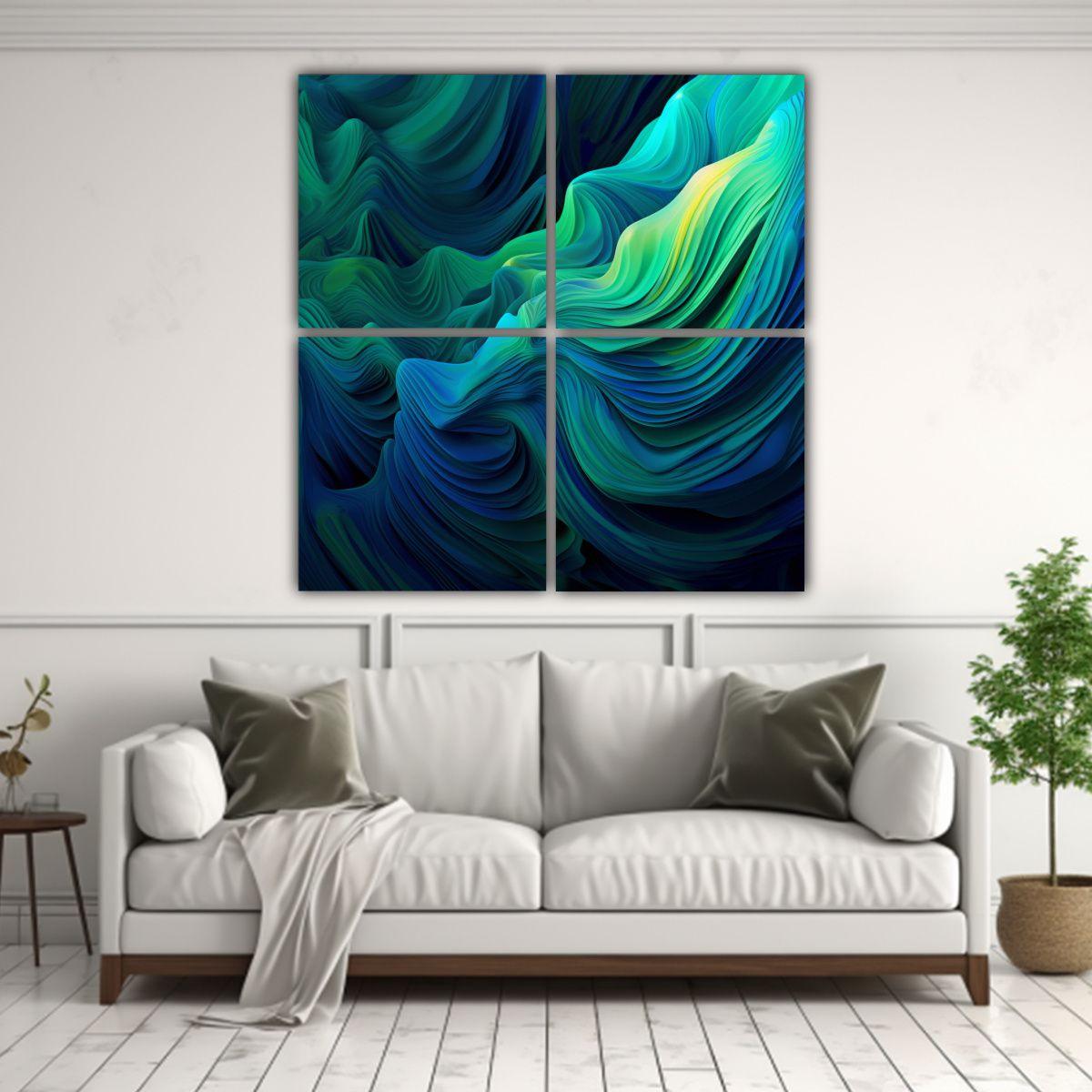 Pintura Decorativa Poder De La Imaginación (LSI: 140x140 Cm-2