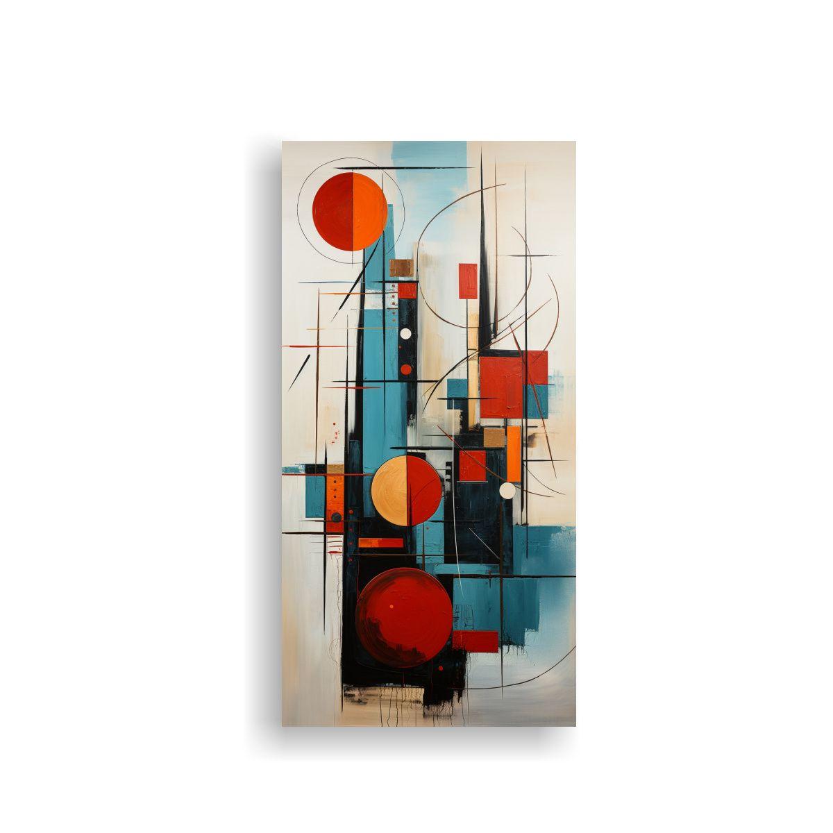 Pintura Abstracta Arte Gráfico Arte De Pared 70x140cm-0