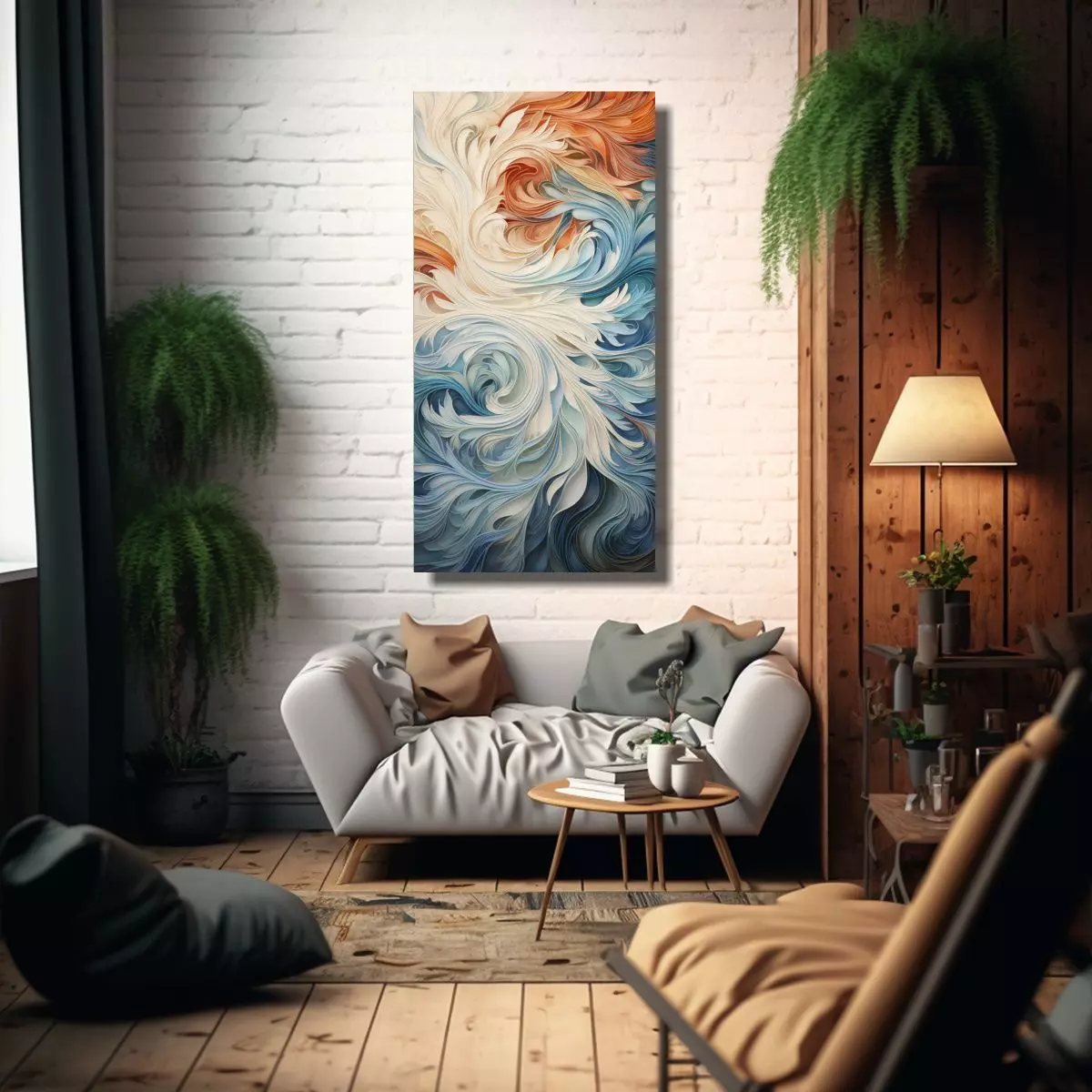 Pinturas Decorativas Con Patrones Abstractos 80x160 Cm-2