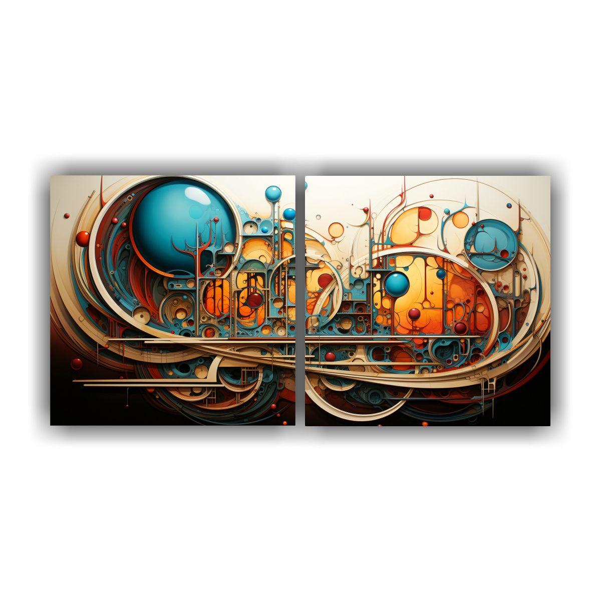 Pinturas Decorativas Modernas Con Vitalidad 60x30 Cm-0
