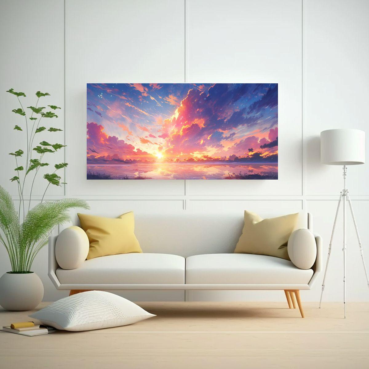 Cuadros Decorativos De Arte Movimiento 80x40cm-2