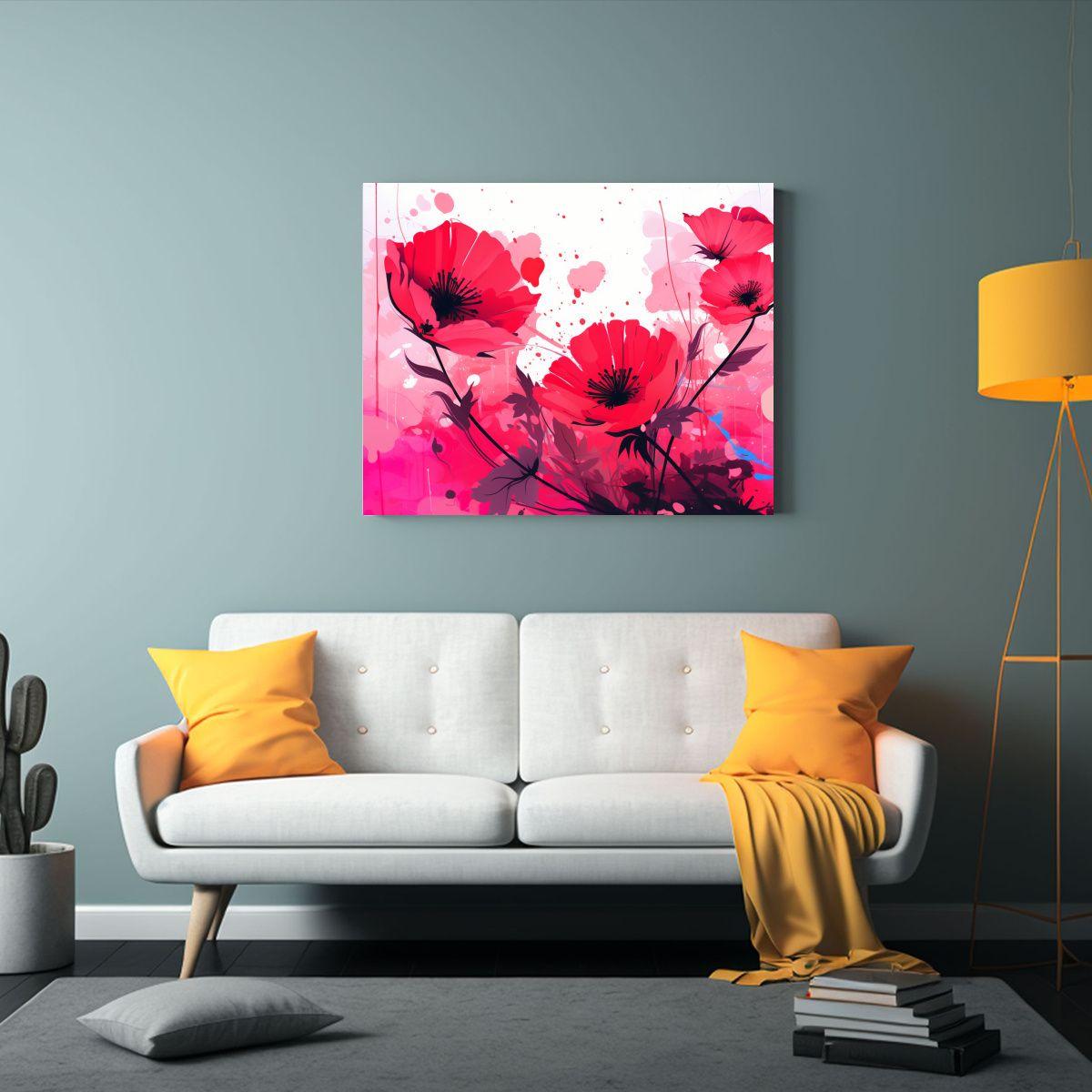 Pintura Decorativa En Estilo Neonoir, Composición Mágica E 90x60cm-2