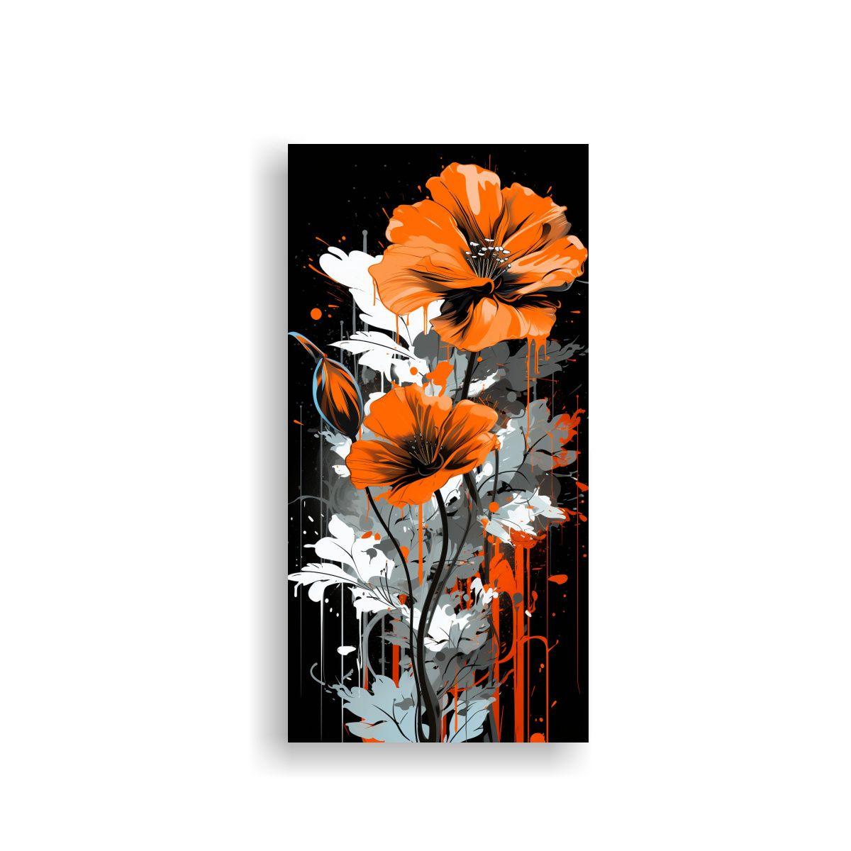 Cuadro Vintage Simétrico Con Atmósfera Neonoir 40x80cm-0