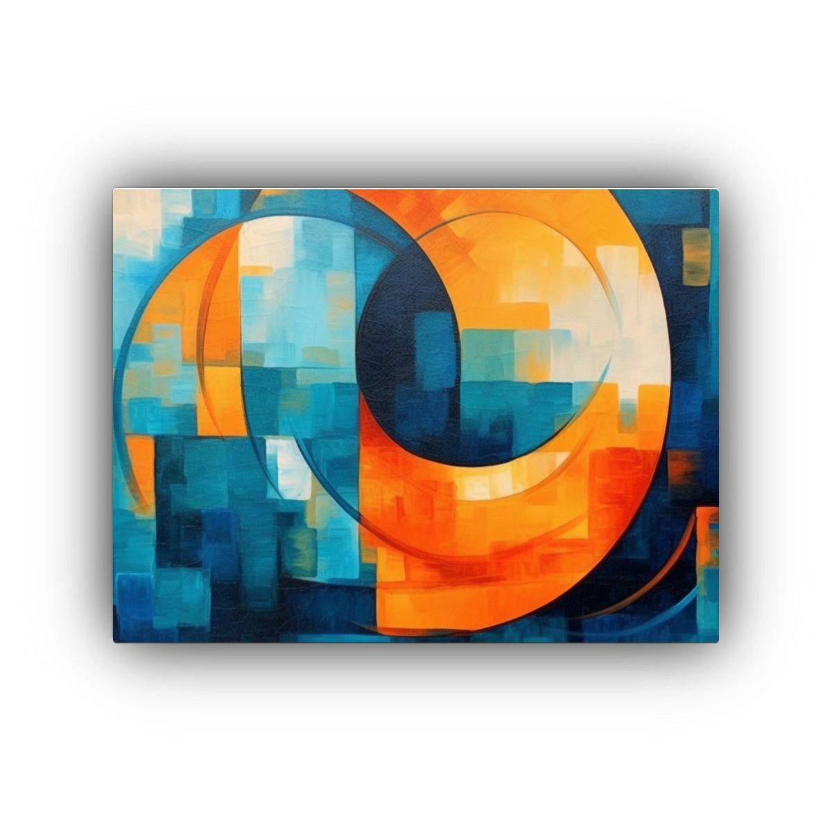 Pintura Abstracta Galería Vida: Crea Sin Personas. 40x30cm-0