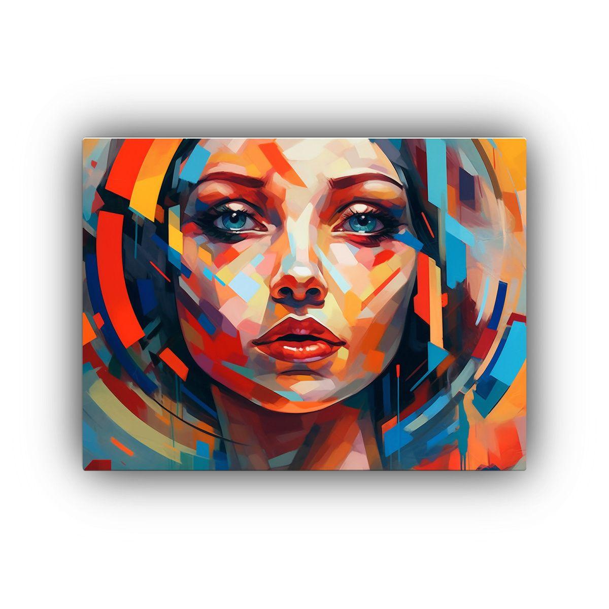 Venta De Lienzo Temático Con Mujer En Estilo 30x20cm-0