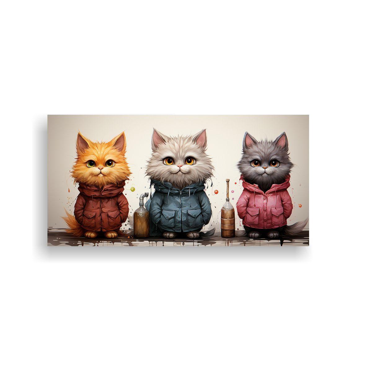 Pinturas De Decoración Con Diseño De Caracteres 80x40 Cm-0