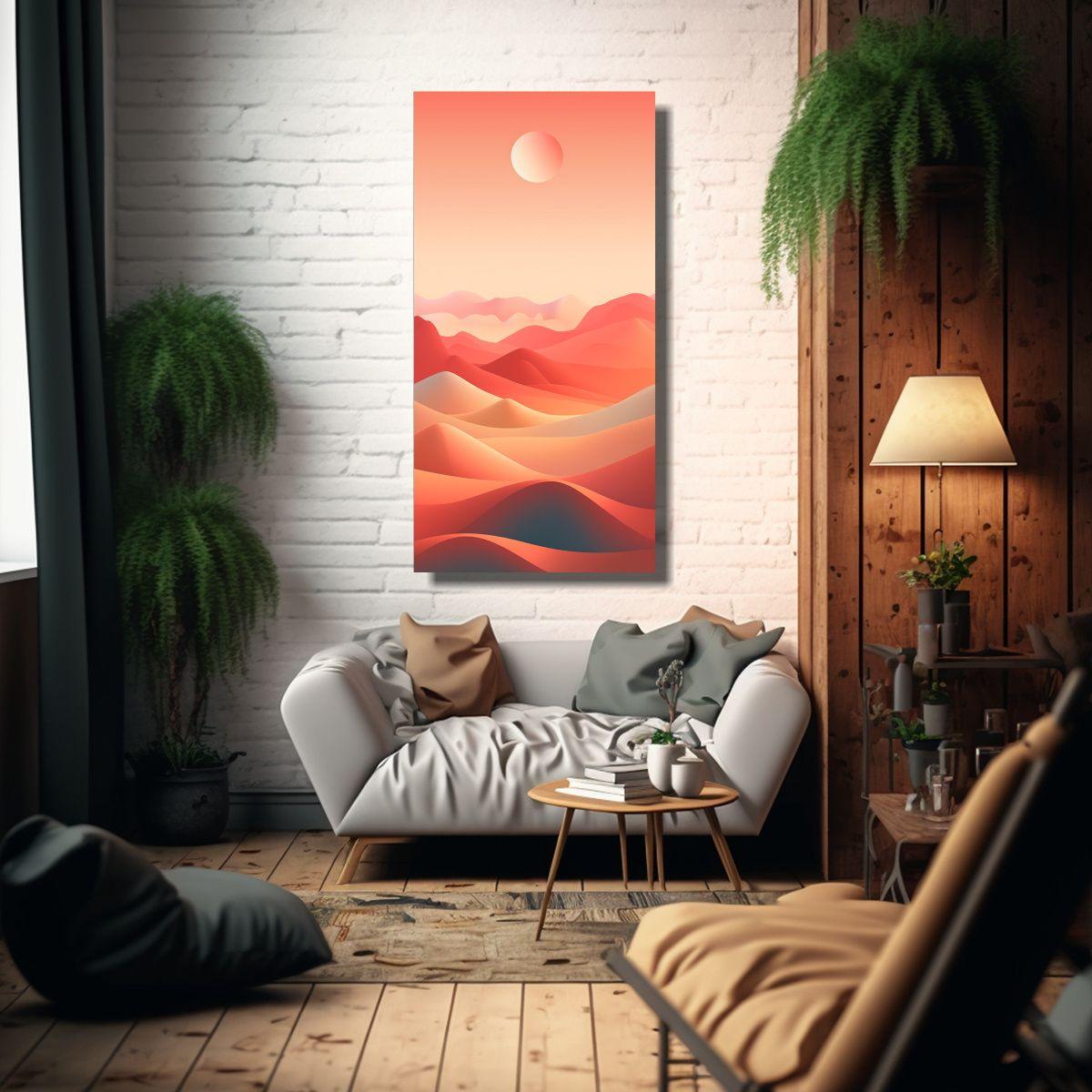 Pintura Decorativa De Combinación Impresa De 80x160cm-2