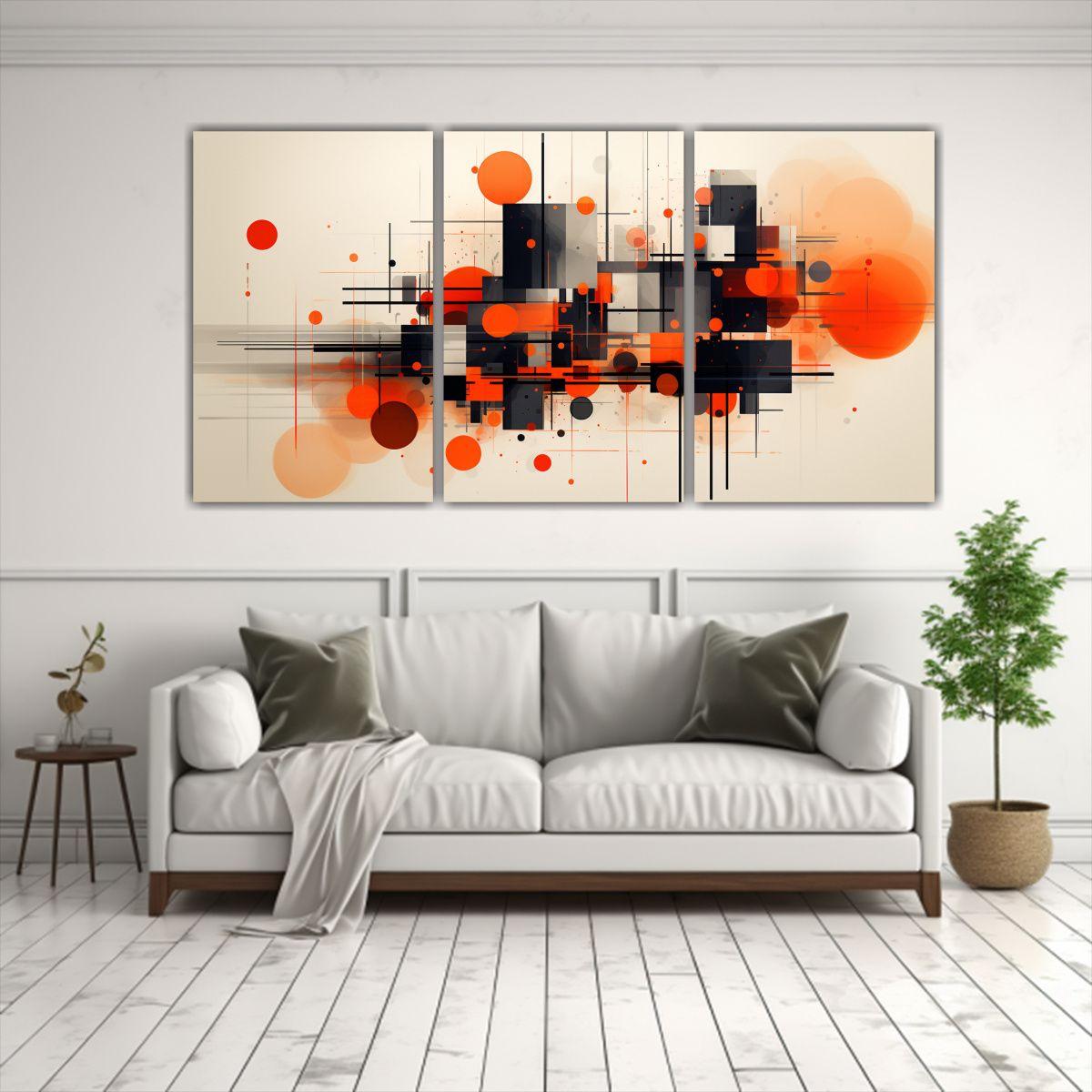 Cuadros Rectangular Diseño Arquitectura Ciudad 180x90 Cm-2